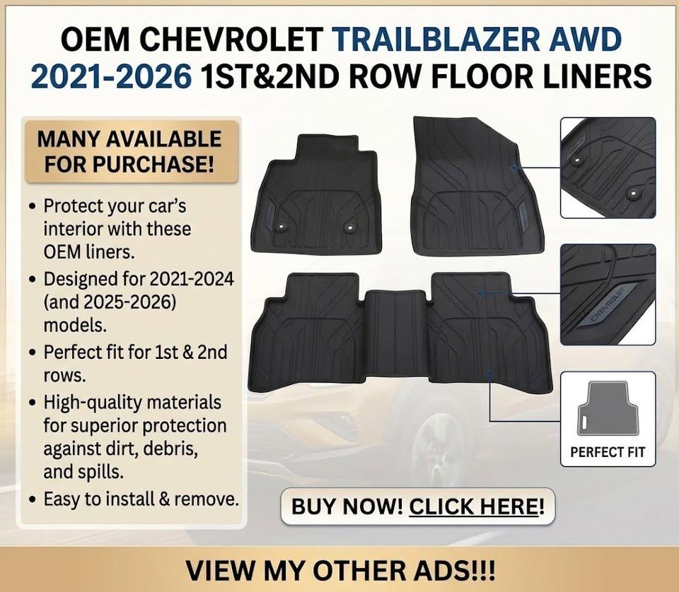 OEM CHEVROLET TRAILBLAZER AWD 2021-2026