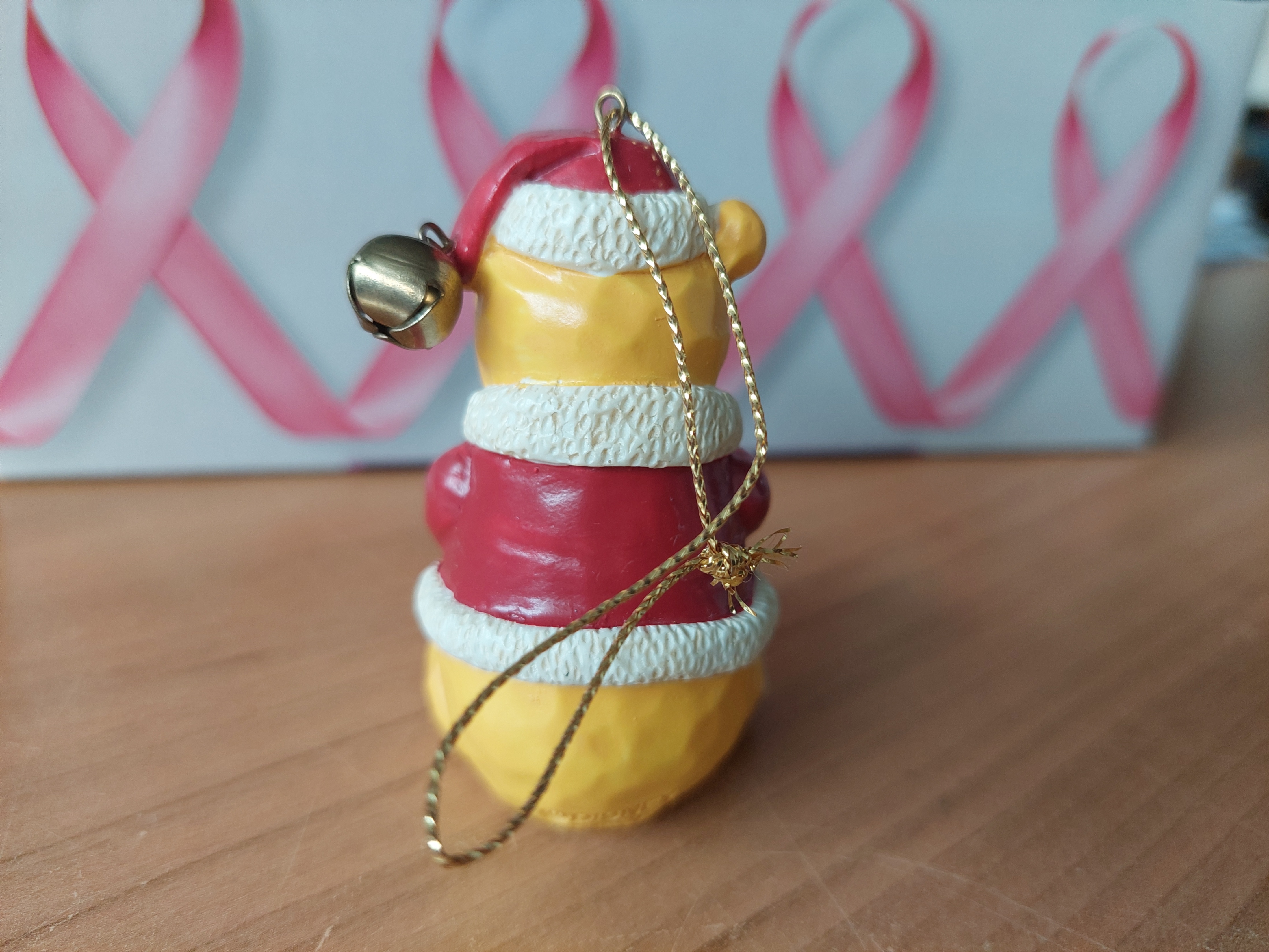 Vintage Classic Winnie the Pooh Christmas Ornament Santa Disney - photo 3