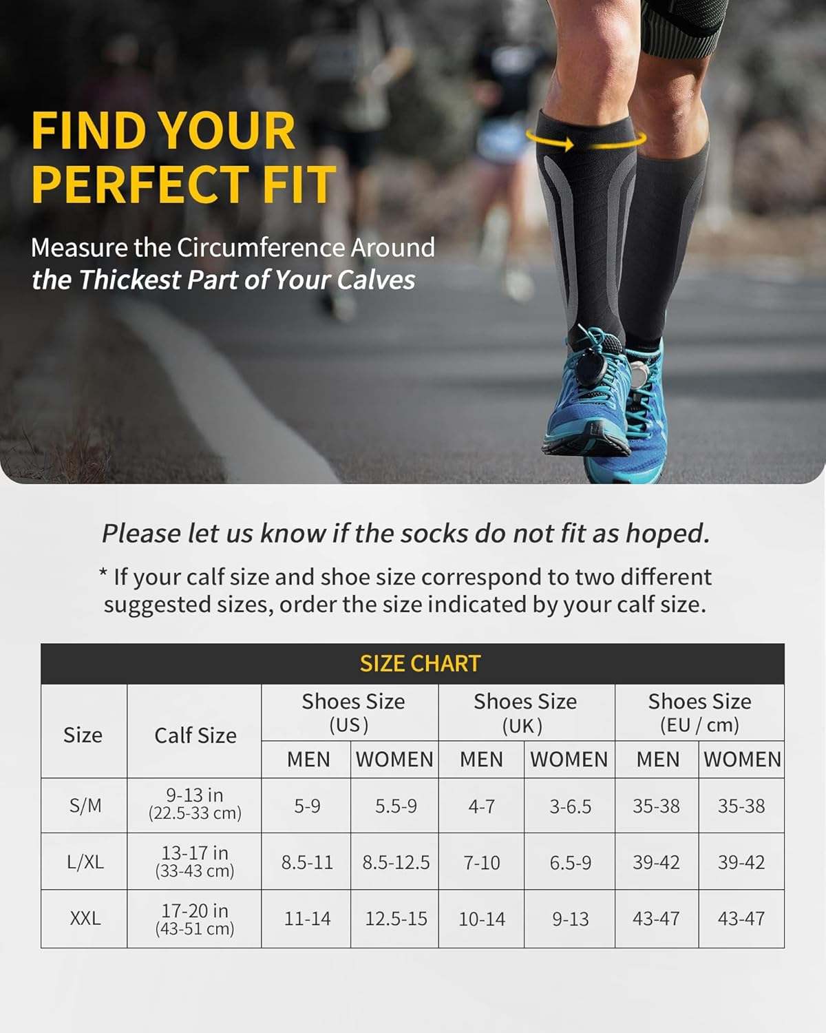 5 Pairs Women's Compression Socks 15-20mmHg (S/M) - photo 2