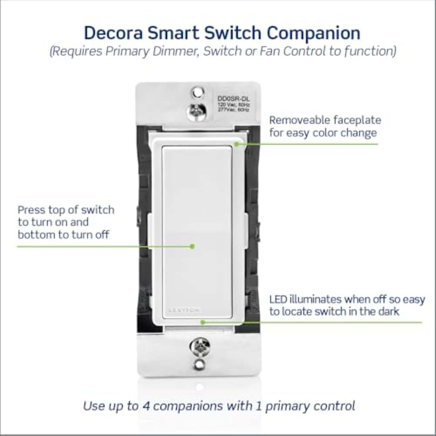 Leviton Decora Smart Switch Companion – Multi-Location - photo 3