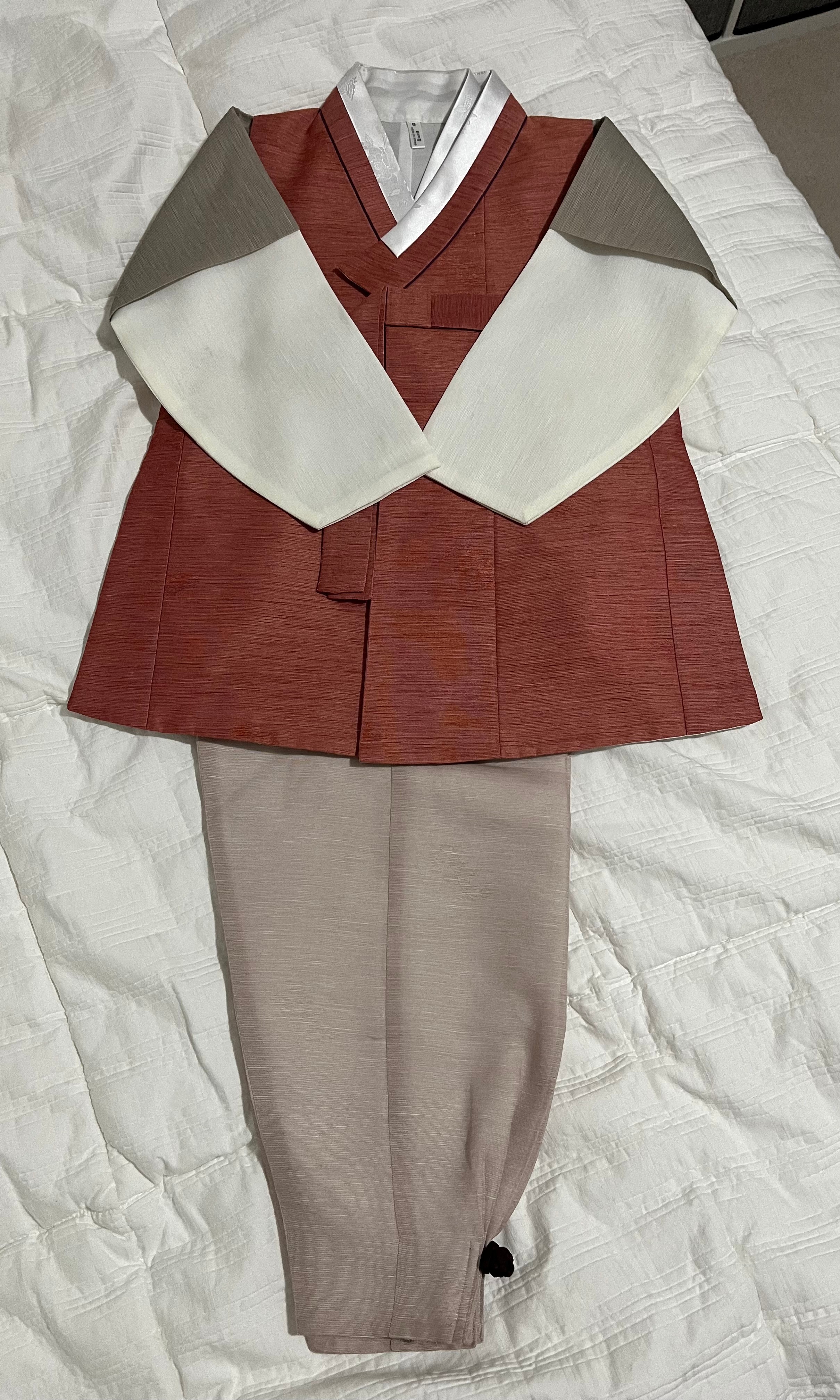 Kids Hanbok Set Size 6 for Boys (Made in Korea)