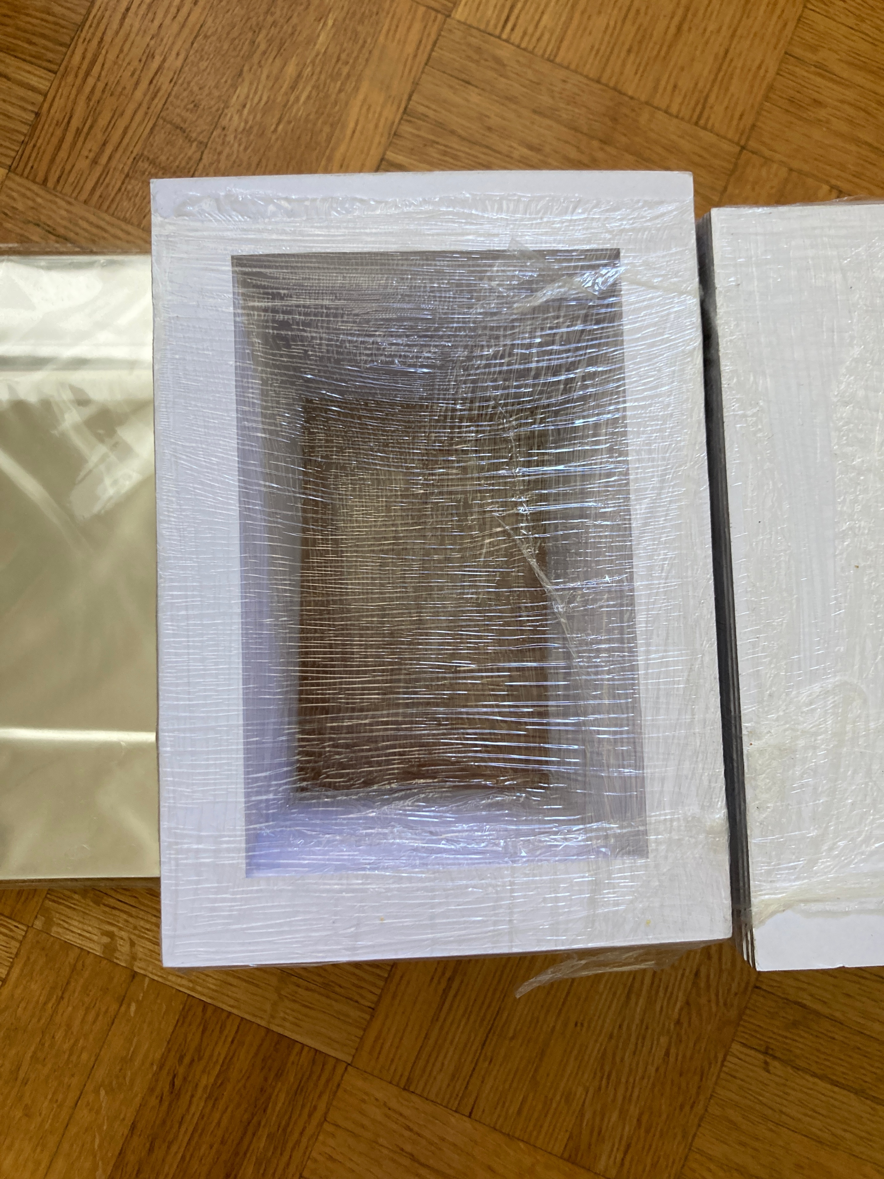 50 Bulk White Picture Frame 5x7” Mats and Backing Boards - photo 2