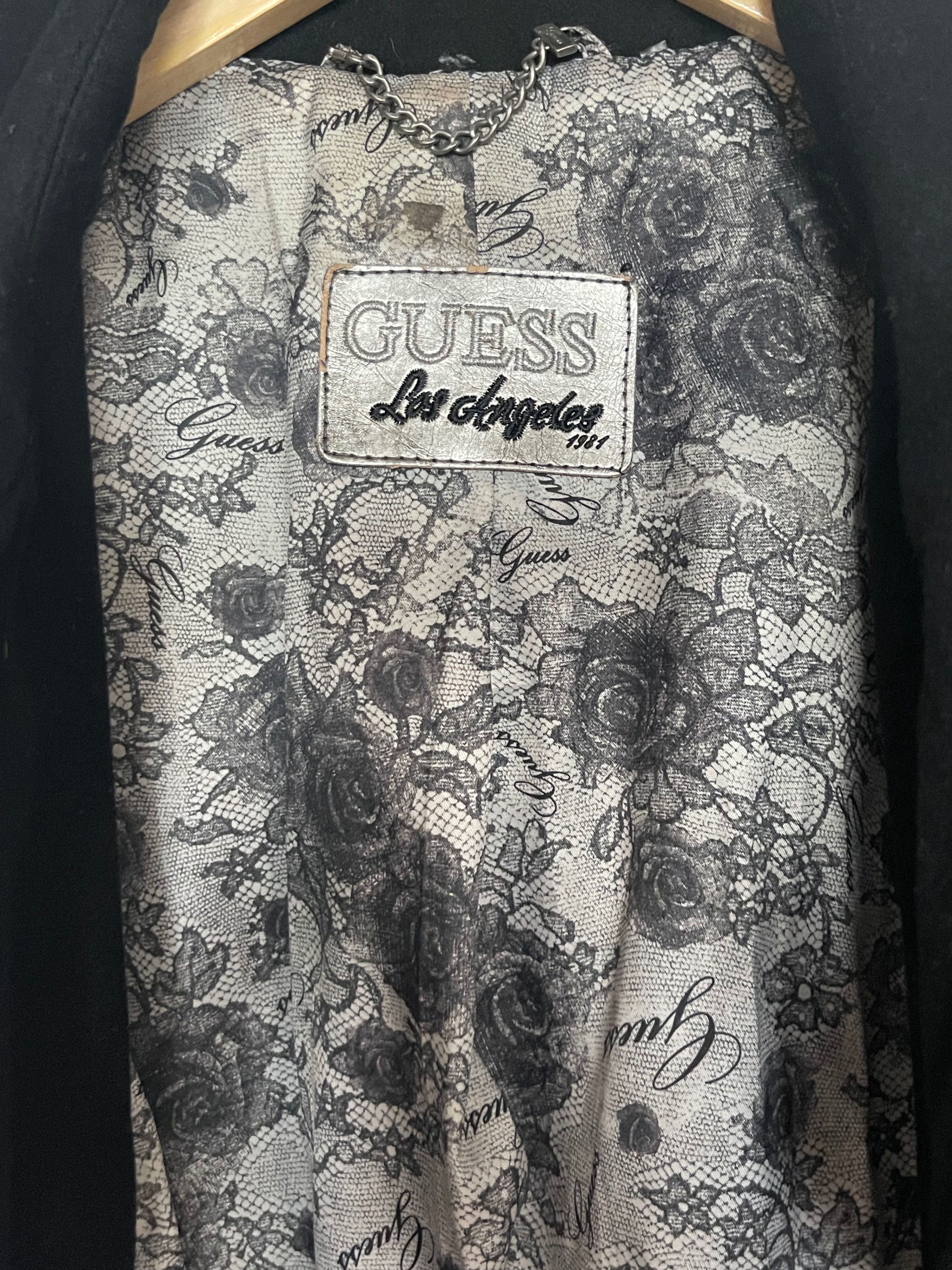 GUESS Black Wool-Blend Belted Trench Coat (Small) - photo 5