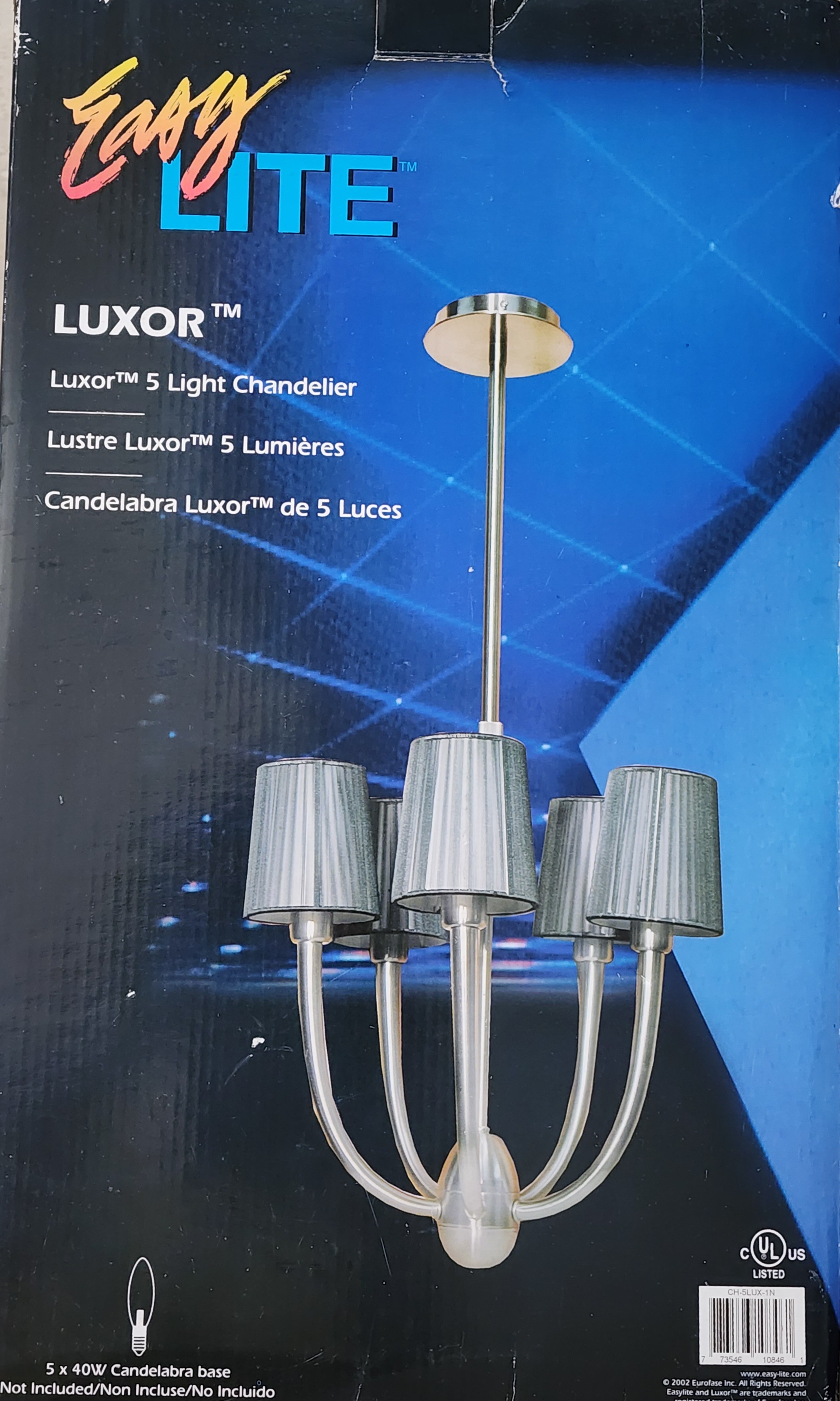 Easy Lite Luxor 5 Light Chandelier