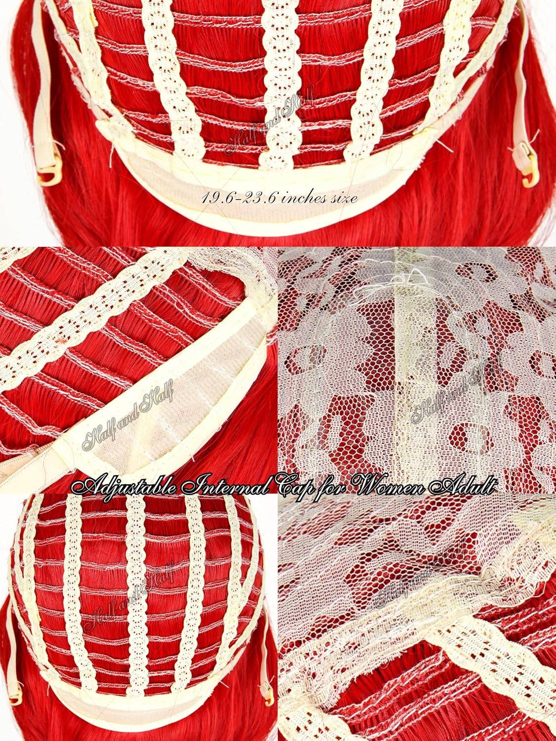 NEW~ Red Braided Cowgirl Costume Wig + Bow Hair Tie - photo 3
