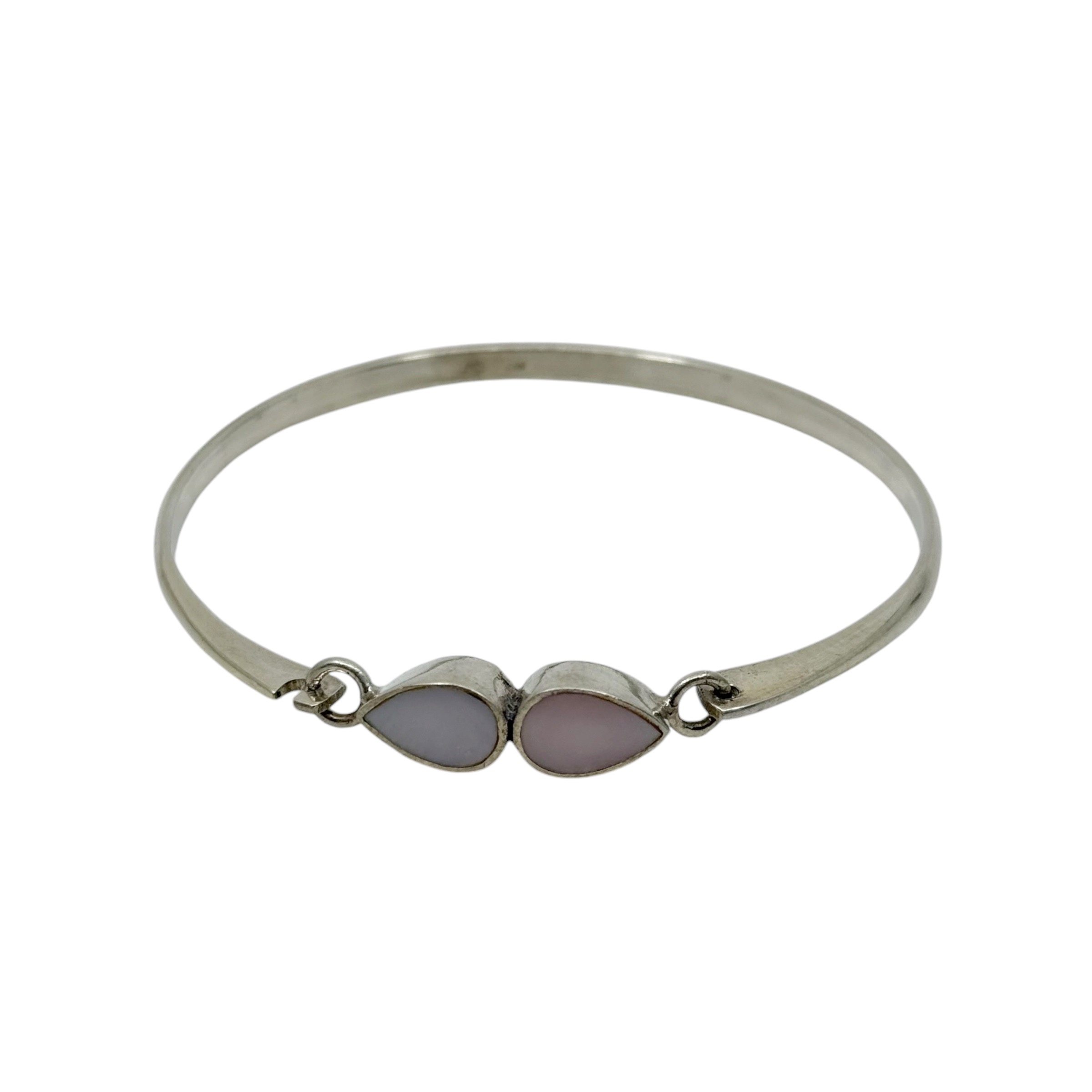 CW sterling silver Mother of pearl sterling silver bracelet