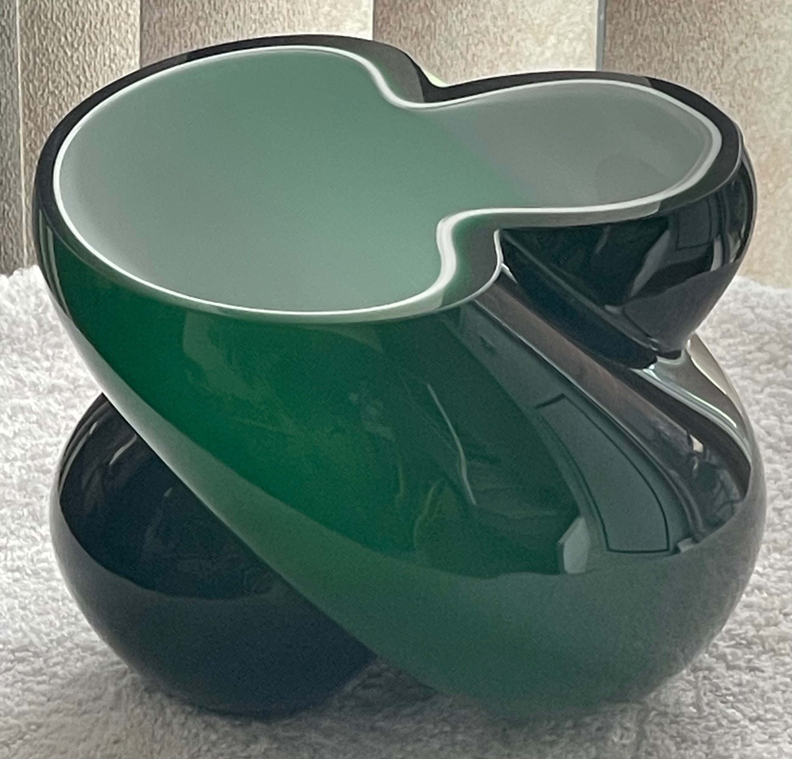 Signed Czech Art Glass Bowl - Vladimír Klein (Libera)