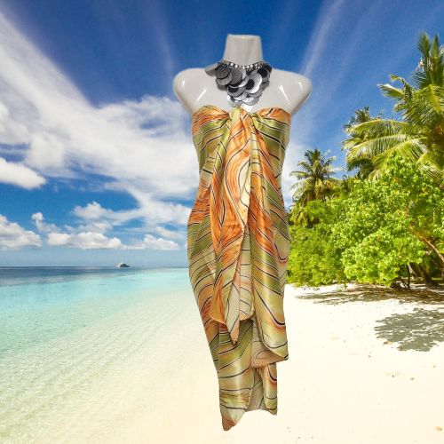 Womens Sarong Beach Wrap Coverup Pareo Cover Up - NEW