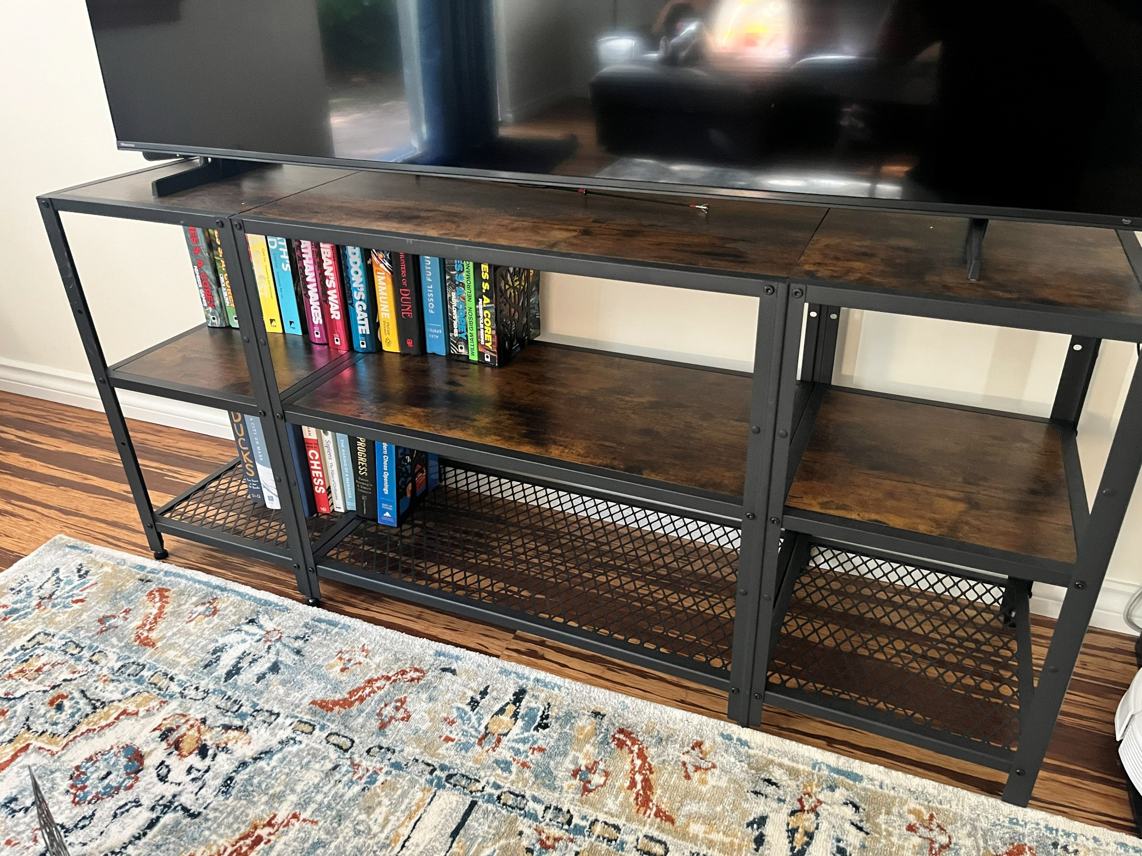 Industrial-Style Shelving Unit - photo 2