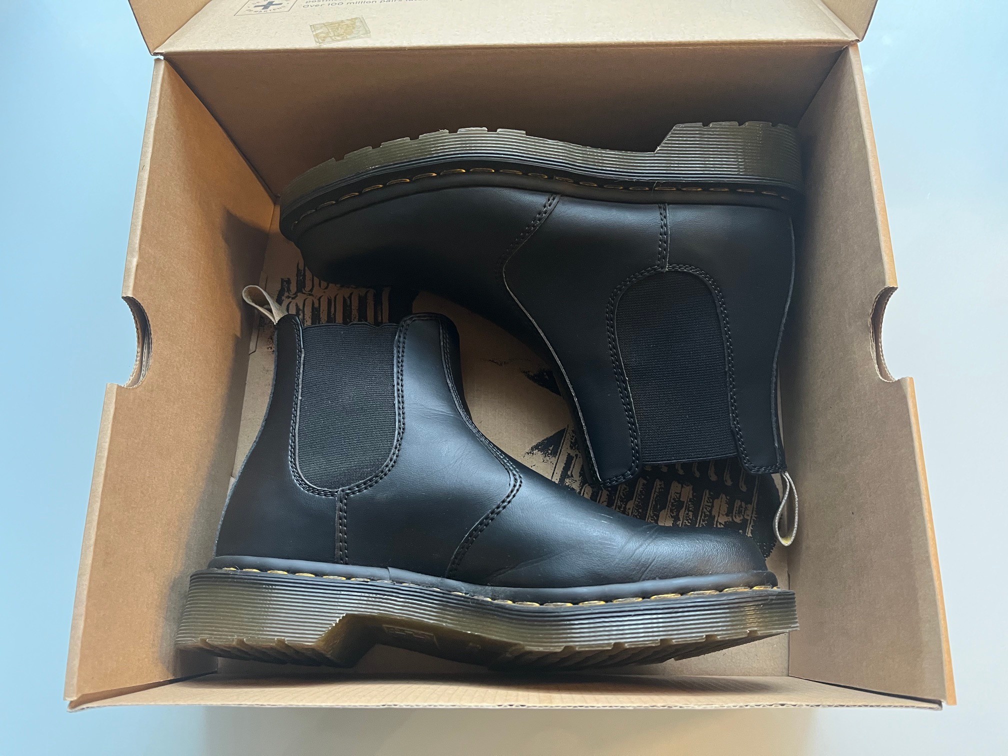 Dr. Martens Vegan 2976 Chelsea Boots, Black, UK 5 / EU 38