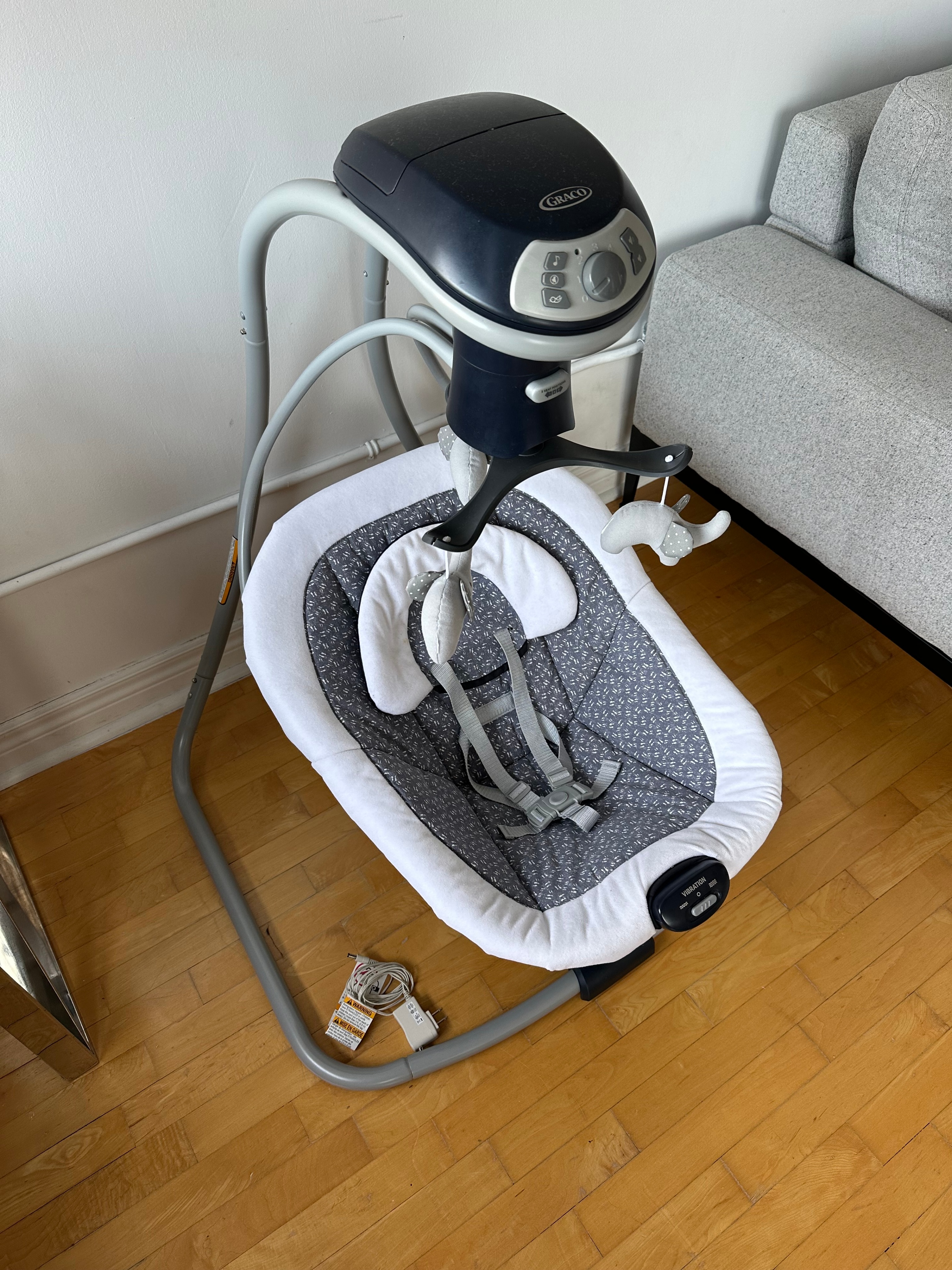 Graco Simple Sway LX Baby Swing with Multi-Direction Lounger - photo 2