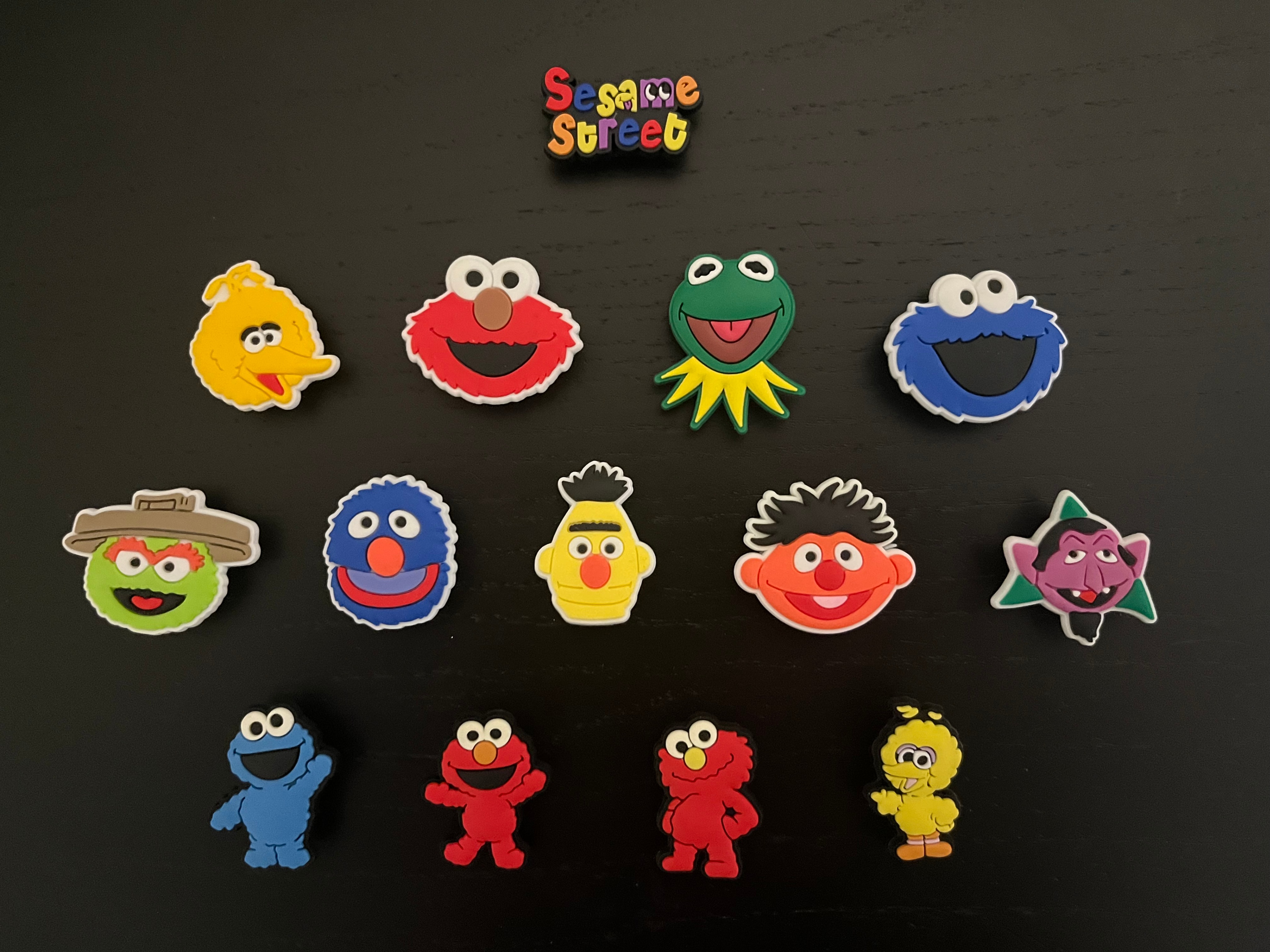 Sesame Street Shoe Charms / Jibbitz