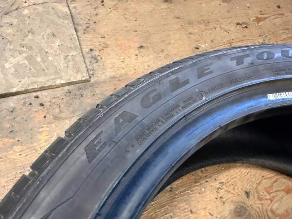 PAIR of 245/45/20 M+S Goodyear eagle touring with 95% tread - photo 5