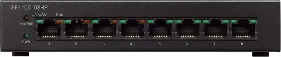CISCO SF100D-08 Desktop Switch with 8 Ports 10/100 - photo 2