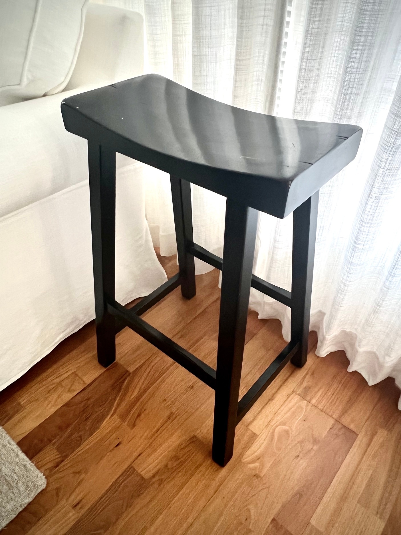 Pottery Barn Bar Stools Set of 2 – Rustic Antique Style - photo 2