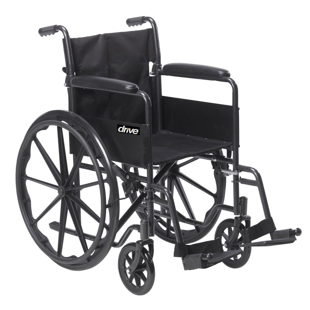 Brand New Drive Medical Silver Sport 1 Wheelchair (18" Seat)