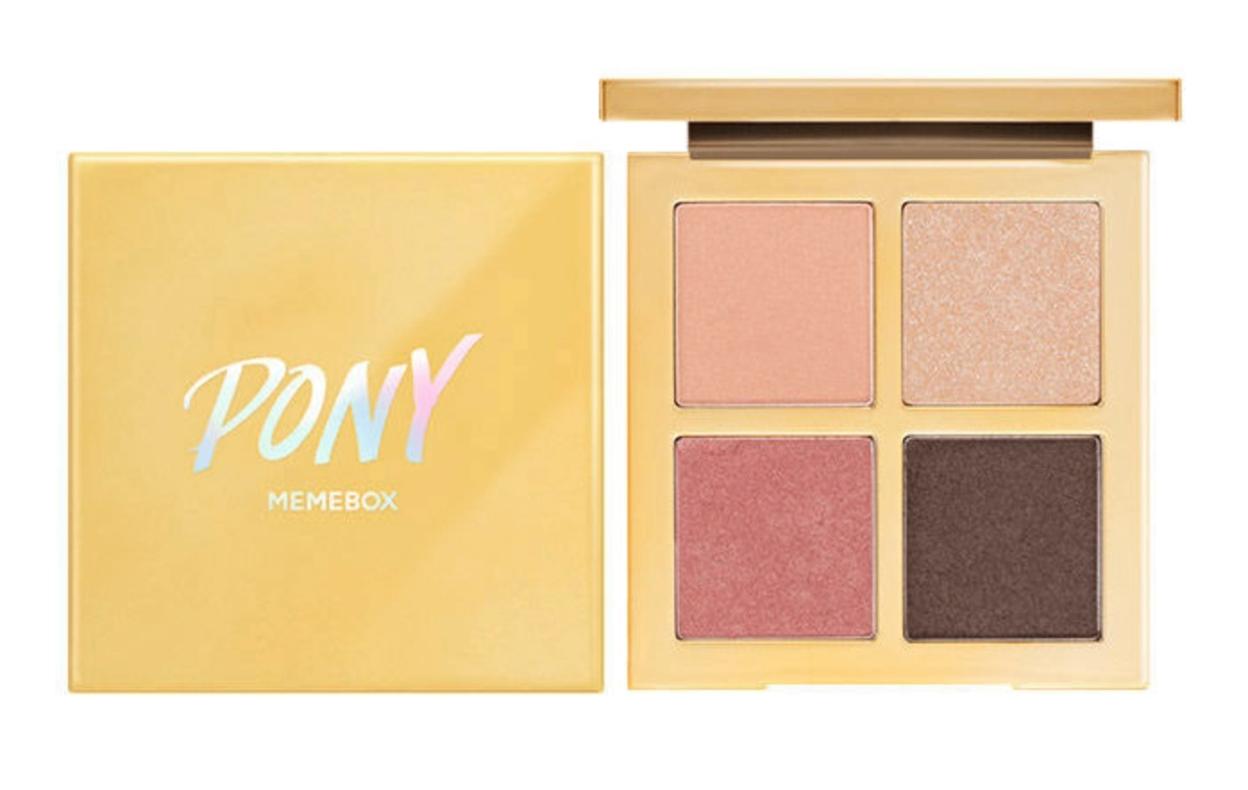PONY x Memebox Shine Easy Glam 3 Eyeshadow Palette, 02Pink Bloom - photo 2