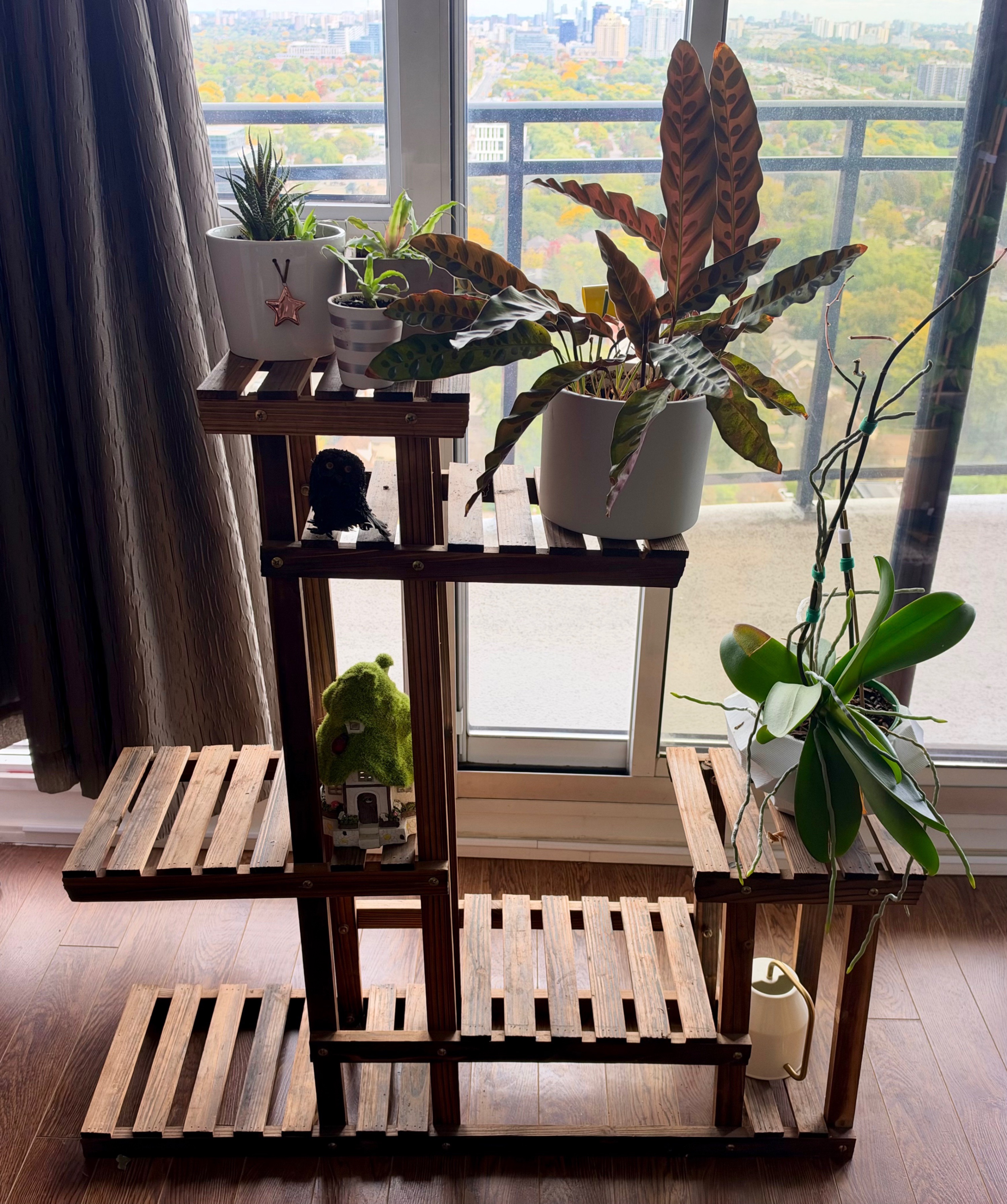 6-Tier Wooden Plant Stand