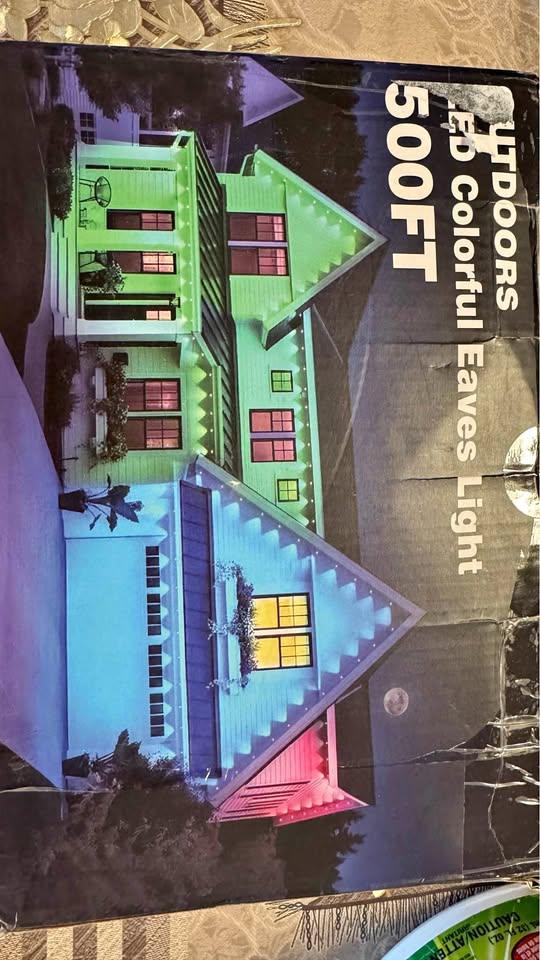 500ft RGB IC outdoor lights / Christmas lights (New)