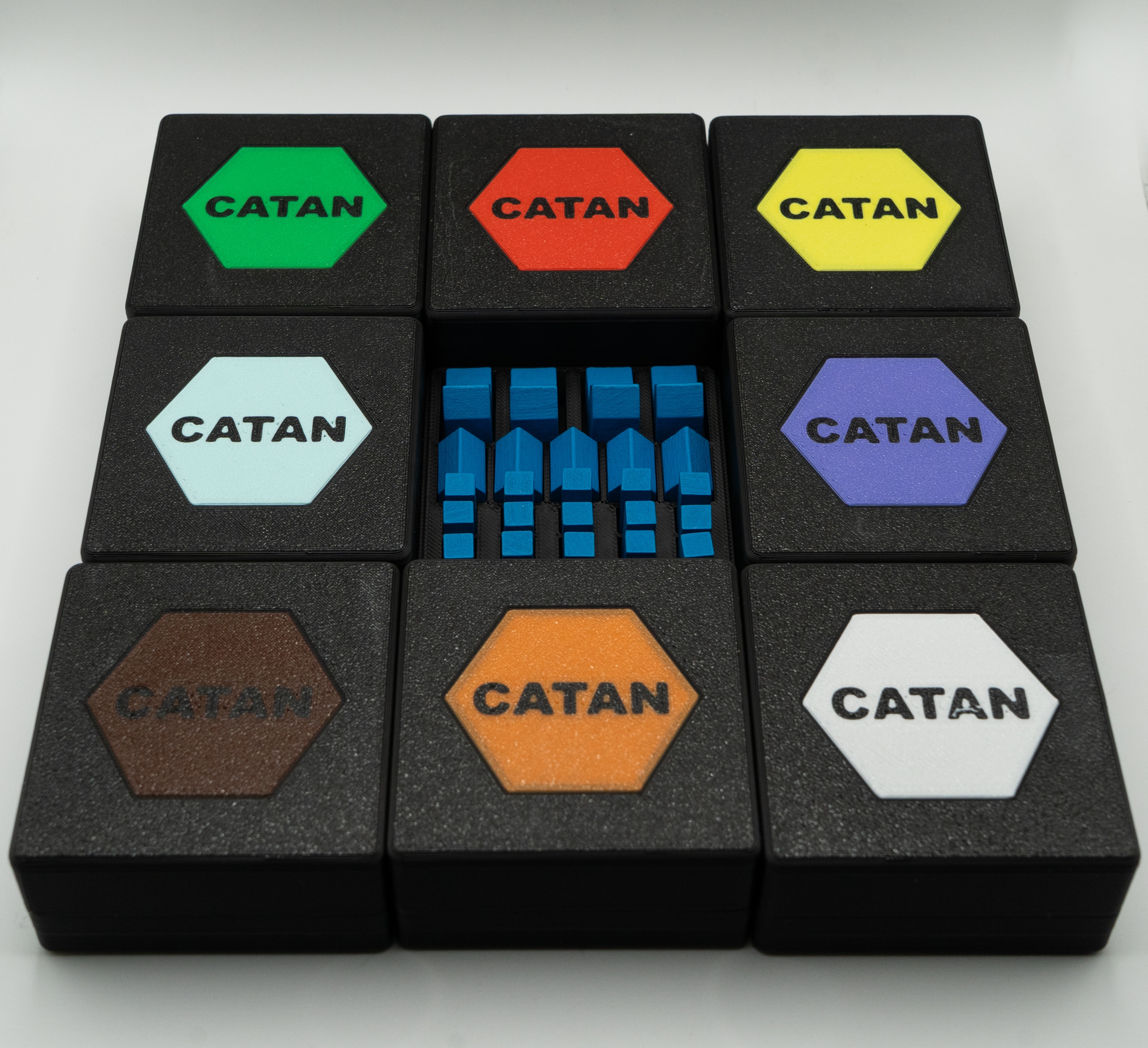 Catan Player Piece Organizers & Essentials Box - photo 3