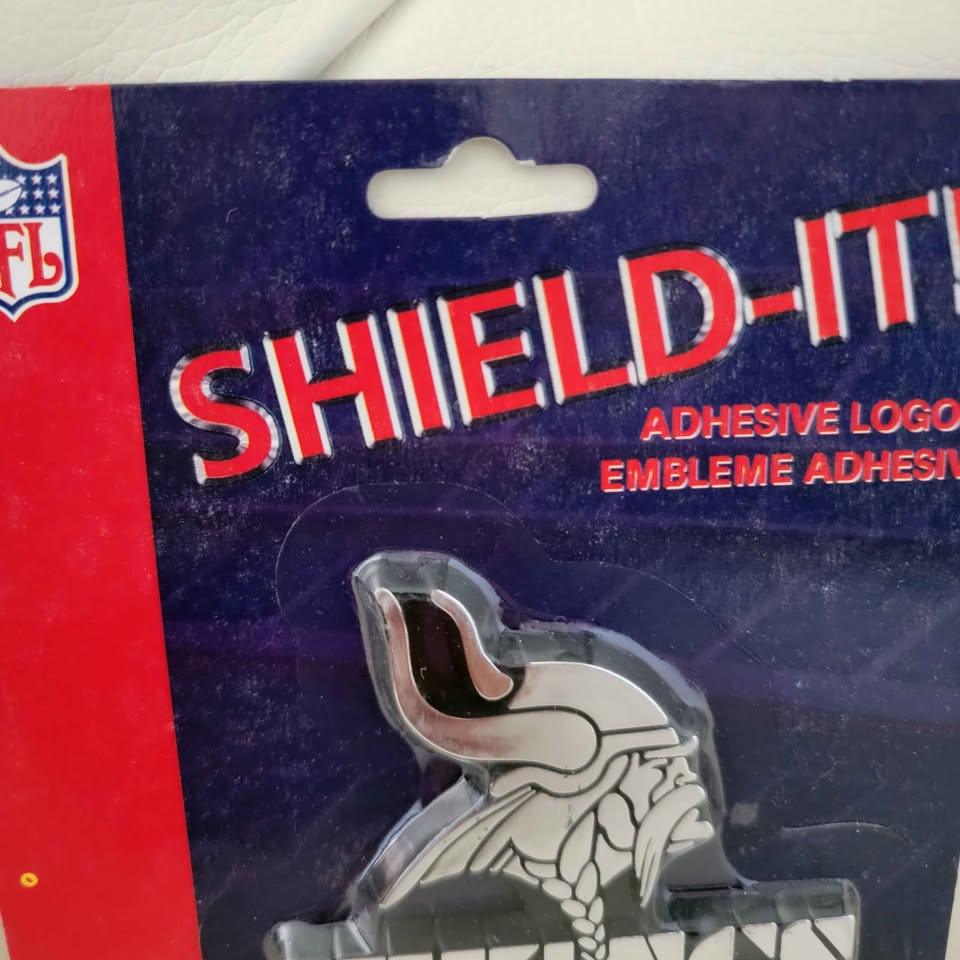 Minnesota Vikings NFL SHIELD-IT! Plastic Chrome Emblem - NEW - photo 3
