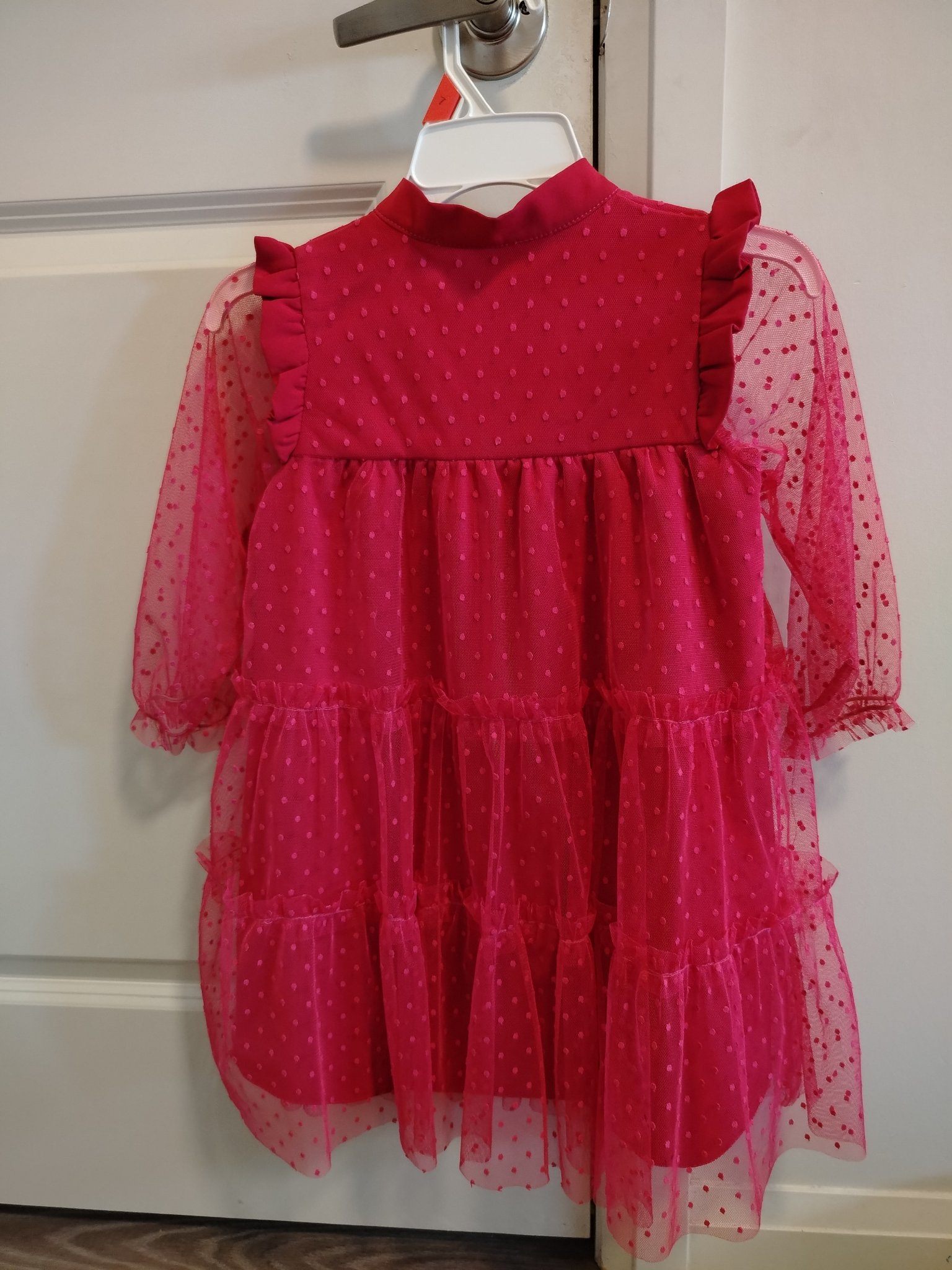 Girls Red Dress – Minipanda, Size 4-7Y - photo 5