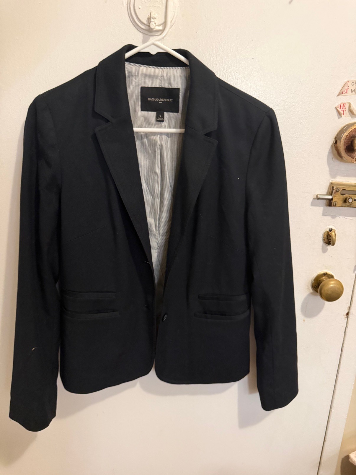 Banana Republic Black Blazer Sz 6