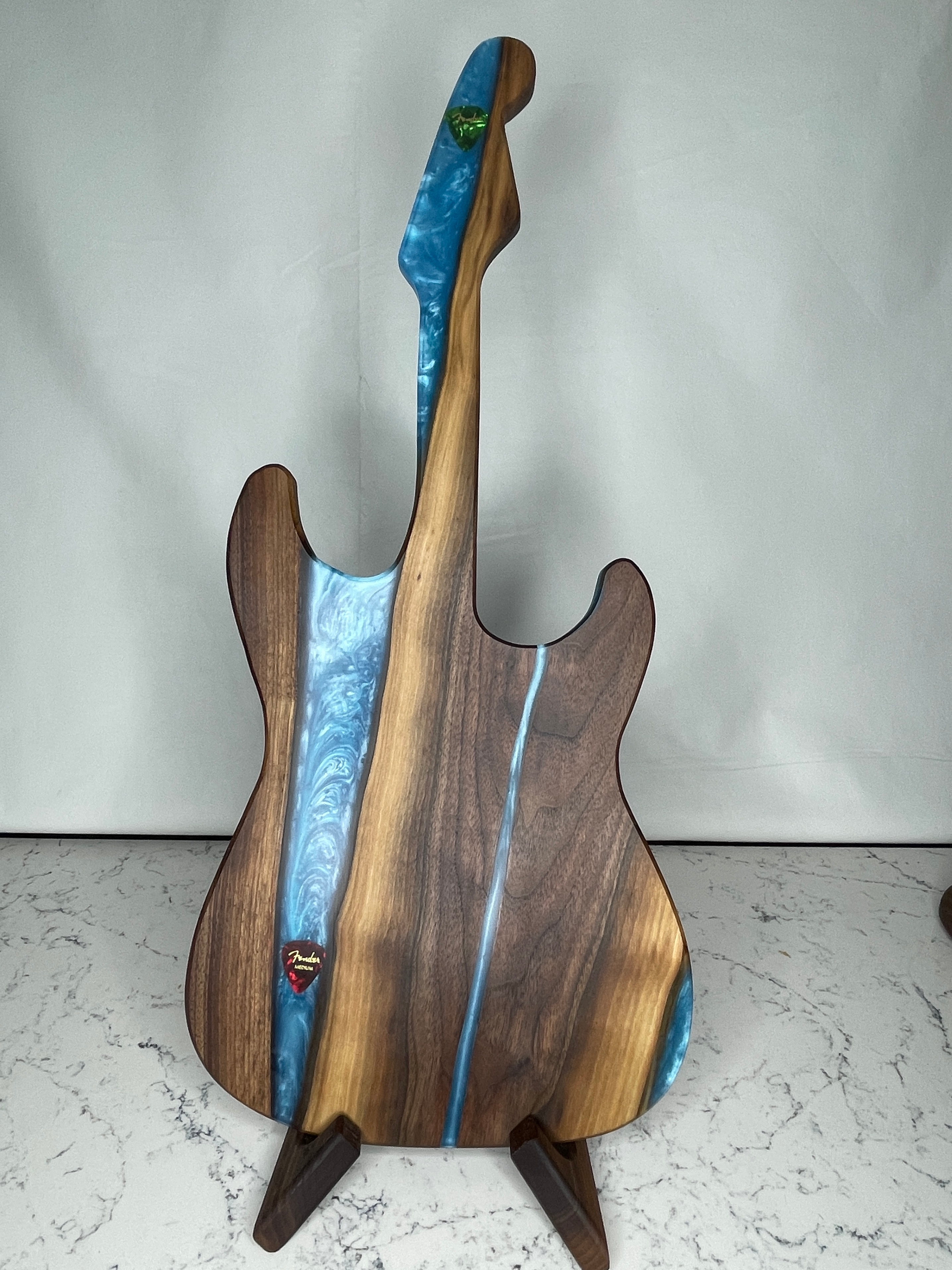 "Guitar"-Erie Board (Fender Stratocaster Charcuterie Board #6)