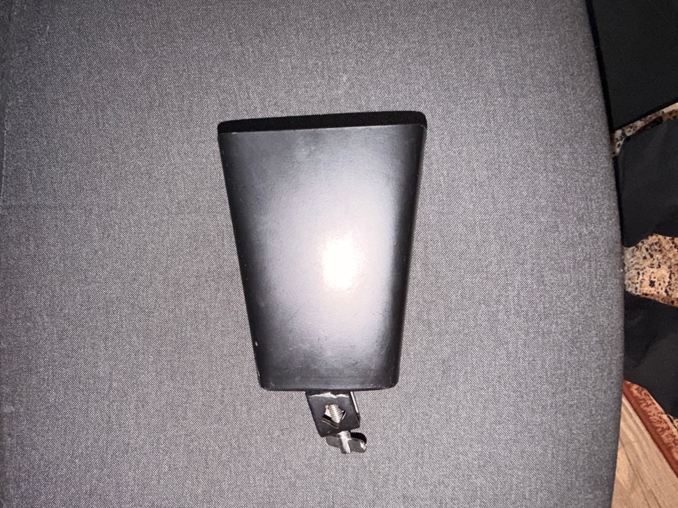 Cowbell Percussion - Black Metal with Mounting Clamp
