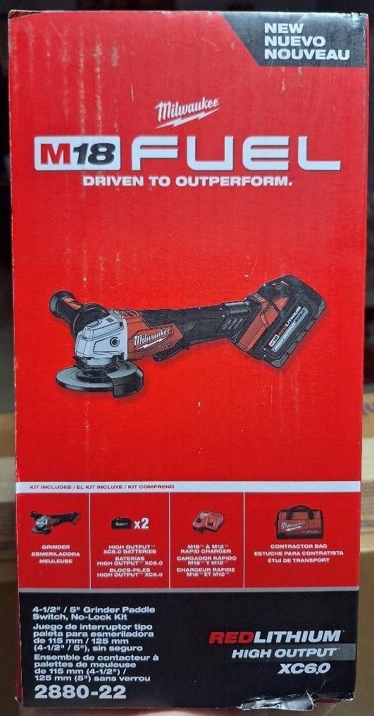 M18 FUELTM 4-1/2"/5" Braking Grinder Paddle Switch, No-Lock Kit - photo 5