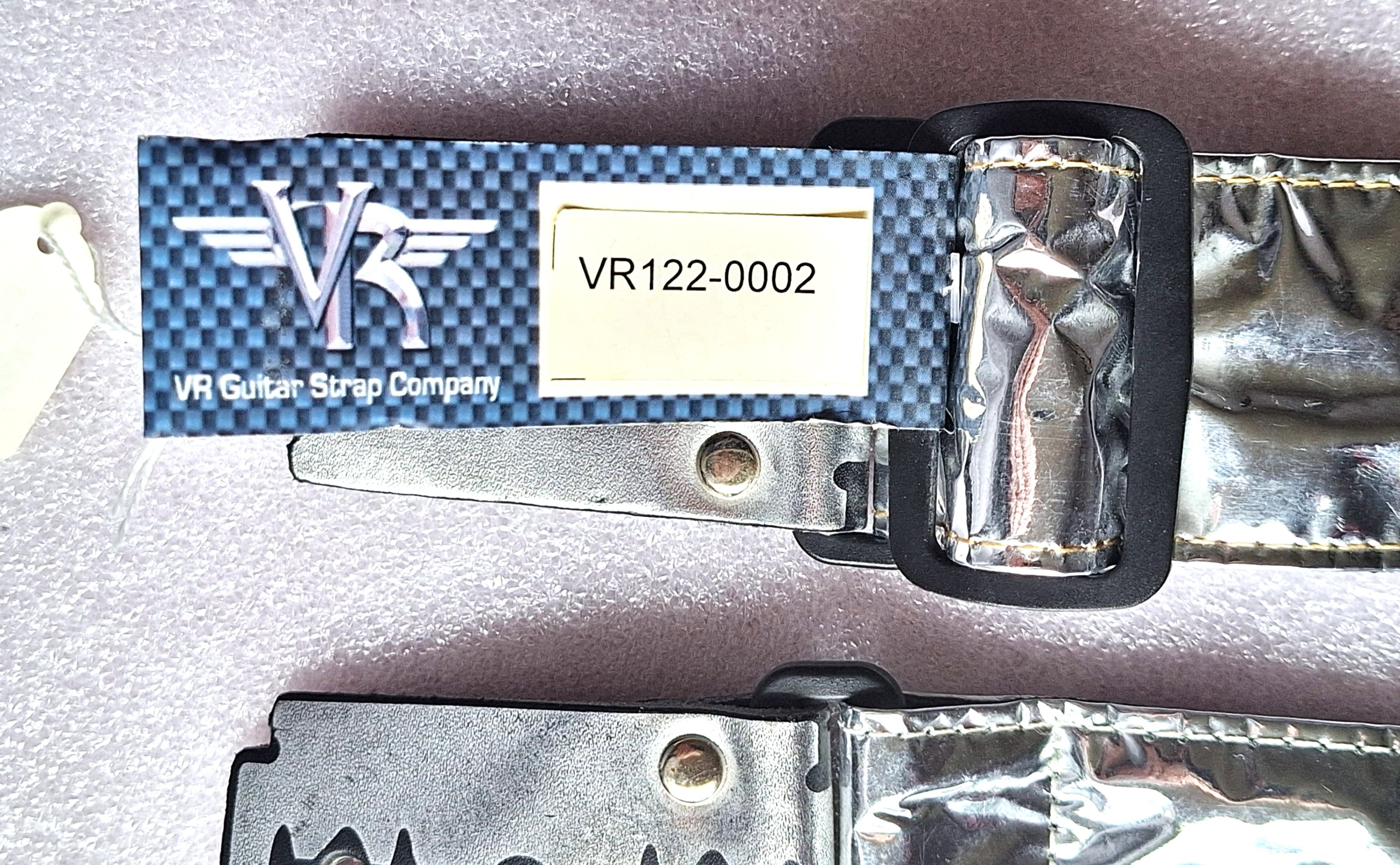 VR Guitar Strap Company Silver Razor Blade Strap - photo 3