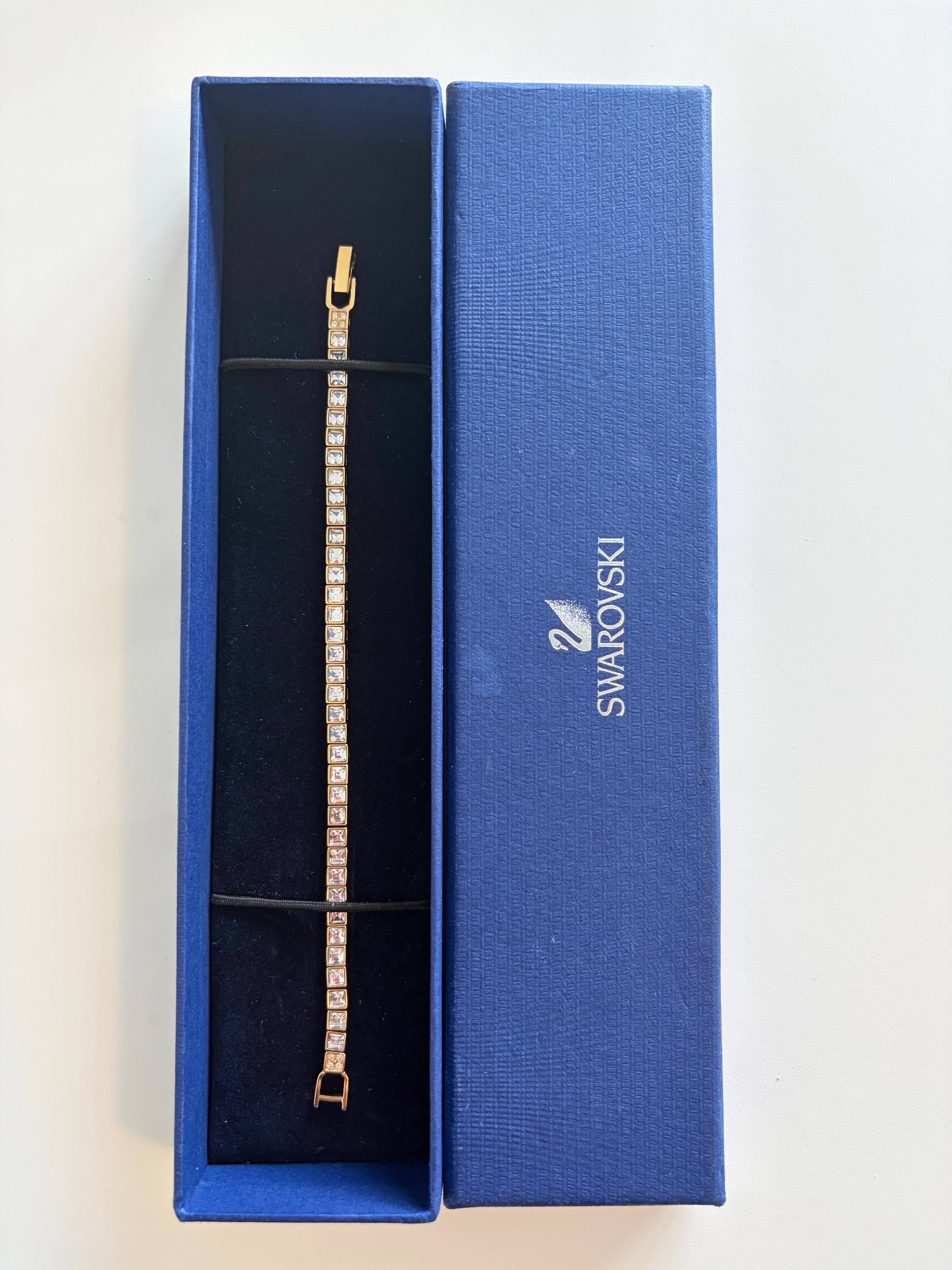 Swarovski Square Tennis Bracelet 6.75"