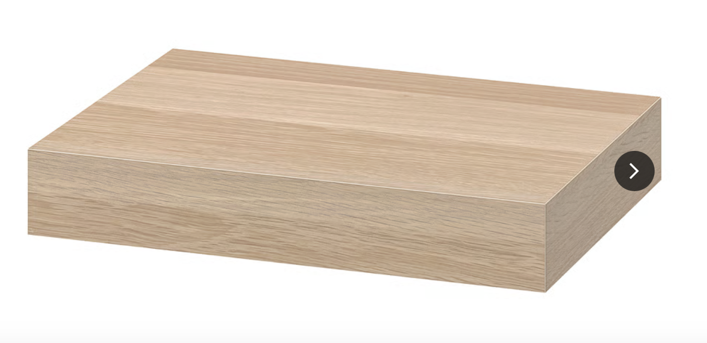 IKEA LACK Wall Shelf – White Stained Oak