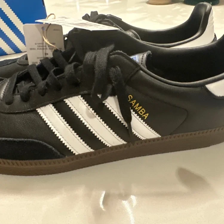 New Adidas Samba OG Black/White Men's US 12.5