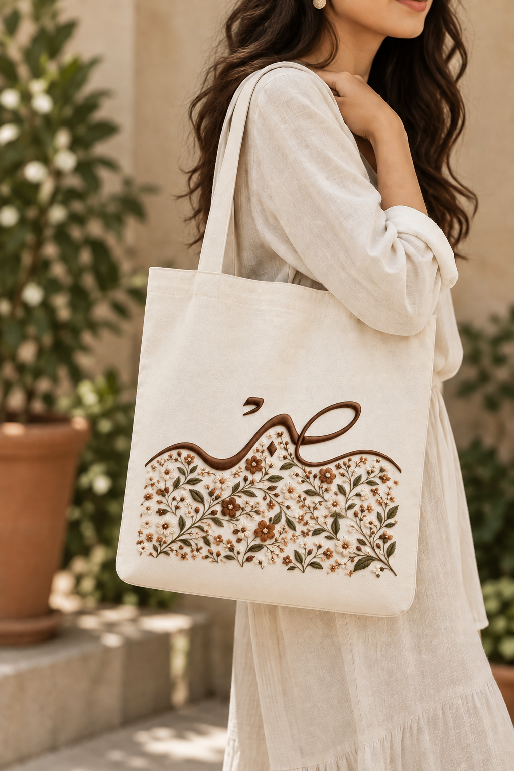 🌸 Beautiful Islamic Canvas Tote Bag