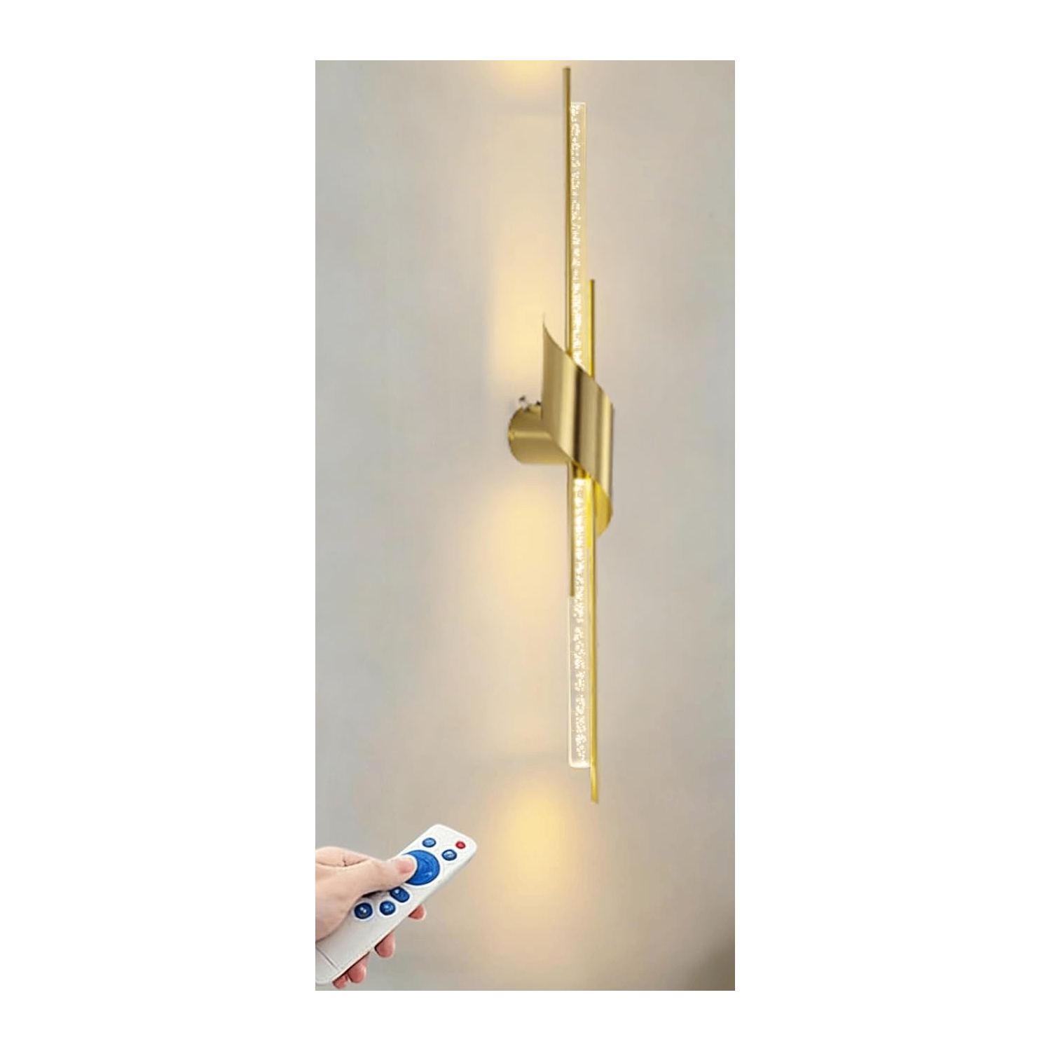 Cordless, Rechargeable Wall Sconce, 33-Inch  LED Wall Light