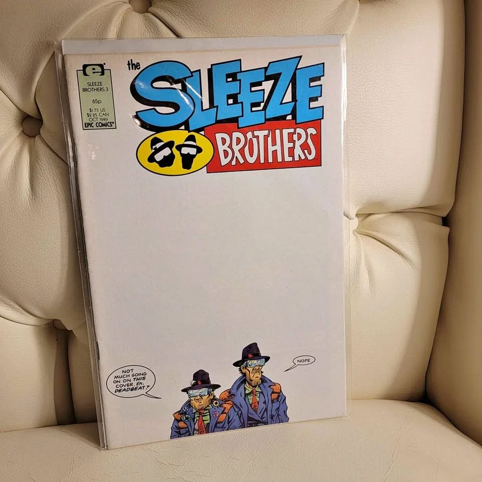 The Sleeze Brothers #3 - Epic Comics Oct 1989 - Minimalist