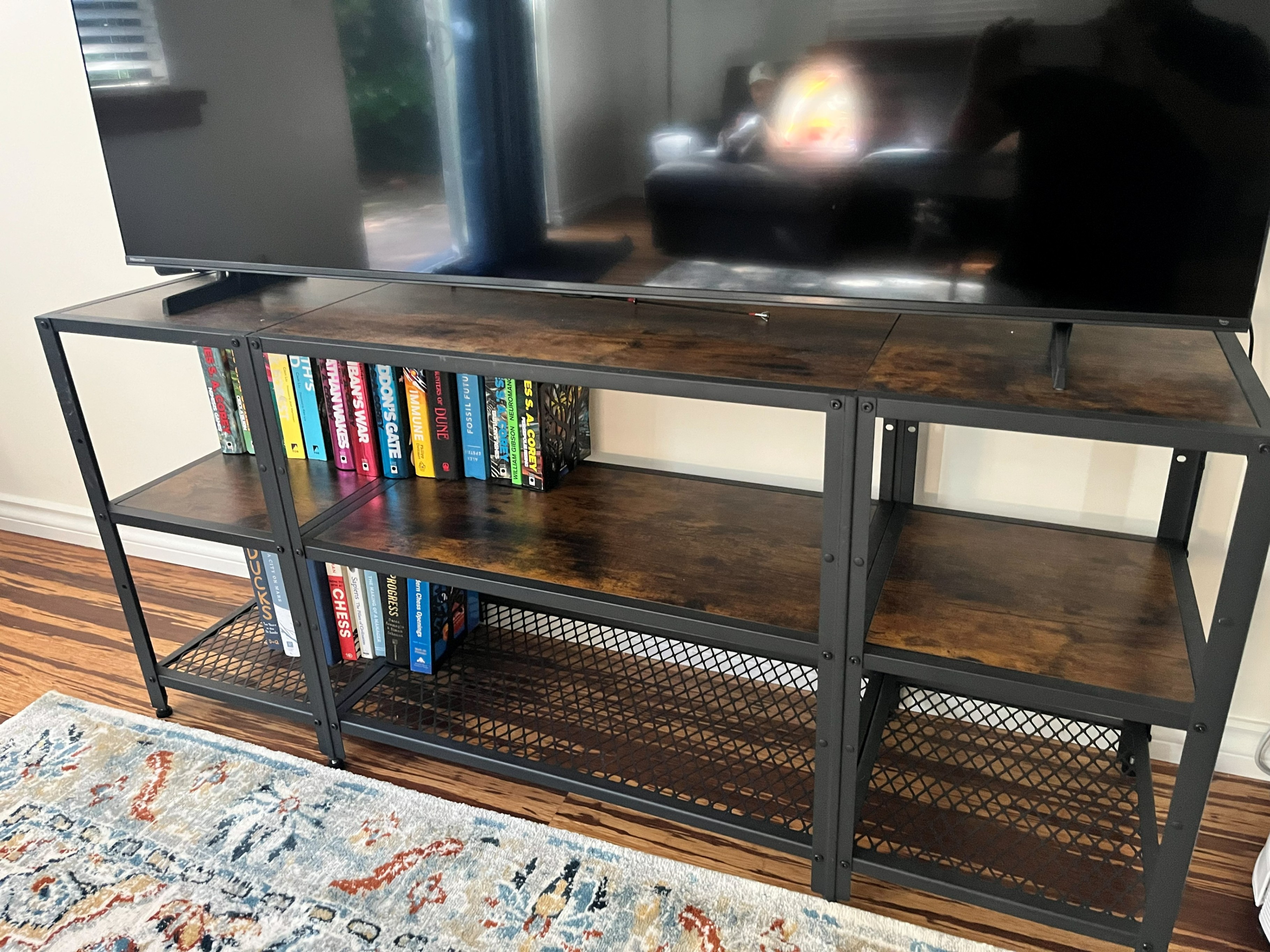 Industrial-Style Shelving Unit