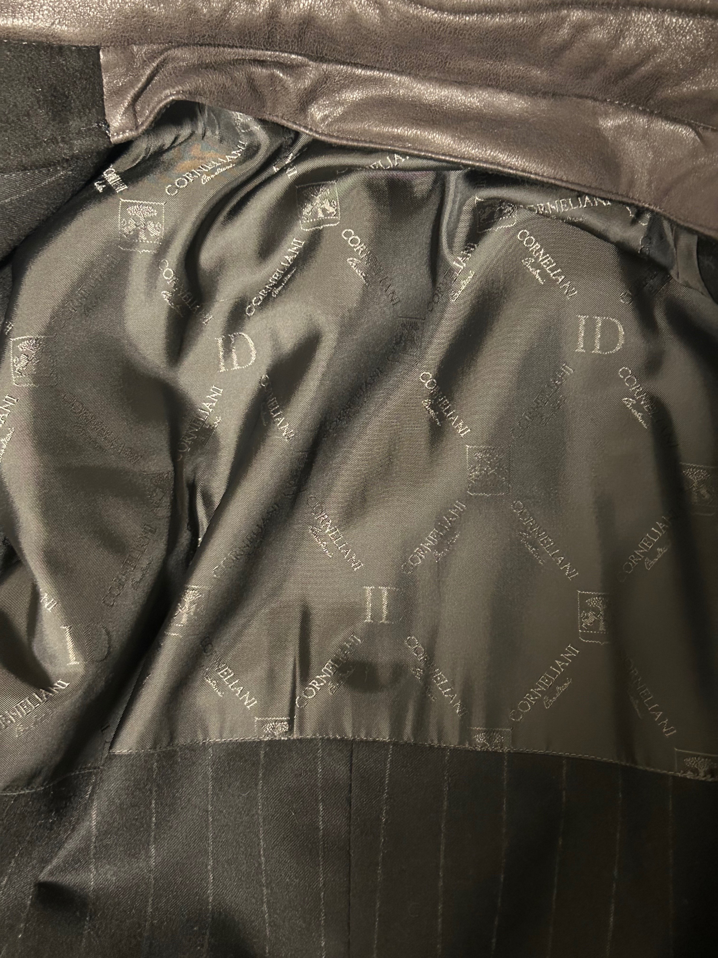 ~ CORNELIANI ~ MENS BLACK TOP COAT (like new) - photo 5