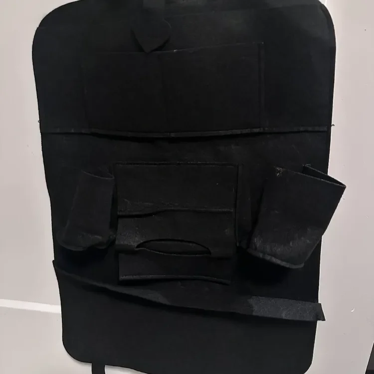 2 Car Seat Organizers & 2 Mini Trash Bins