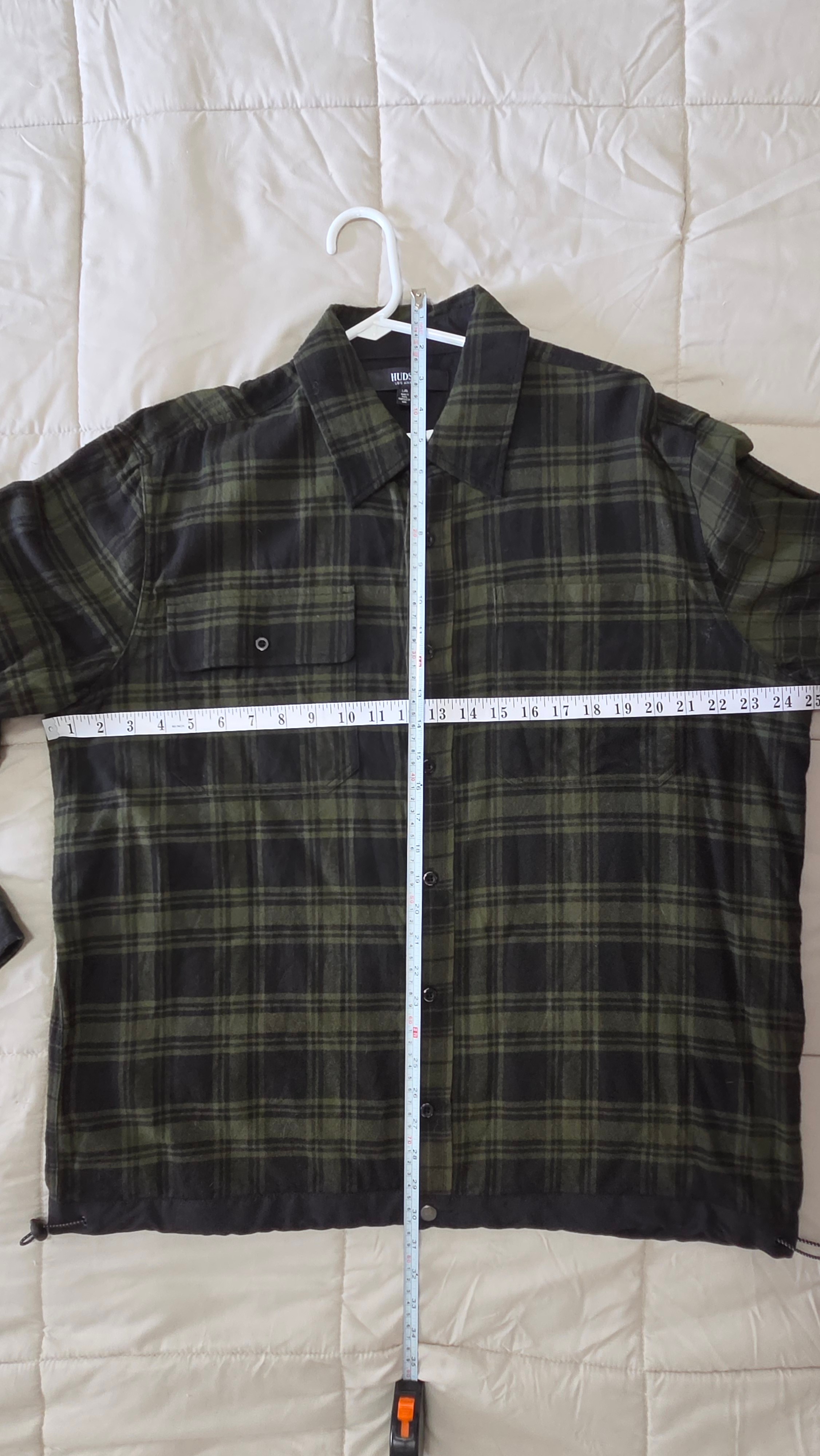 Hudson Los Angeles Flannel Shirt - Green/Black - photo 3