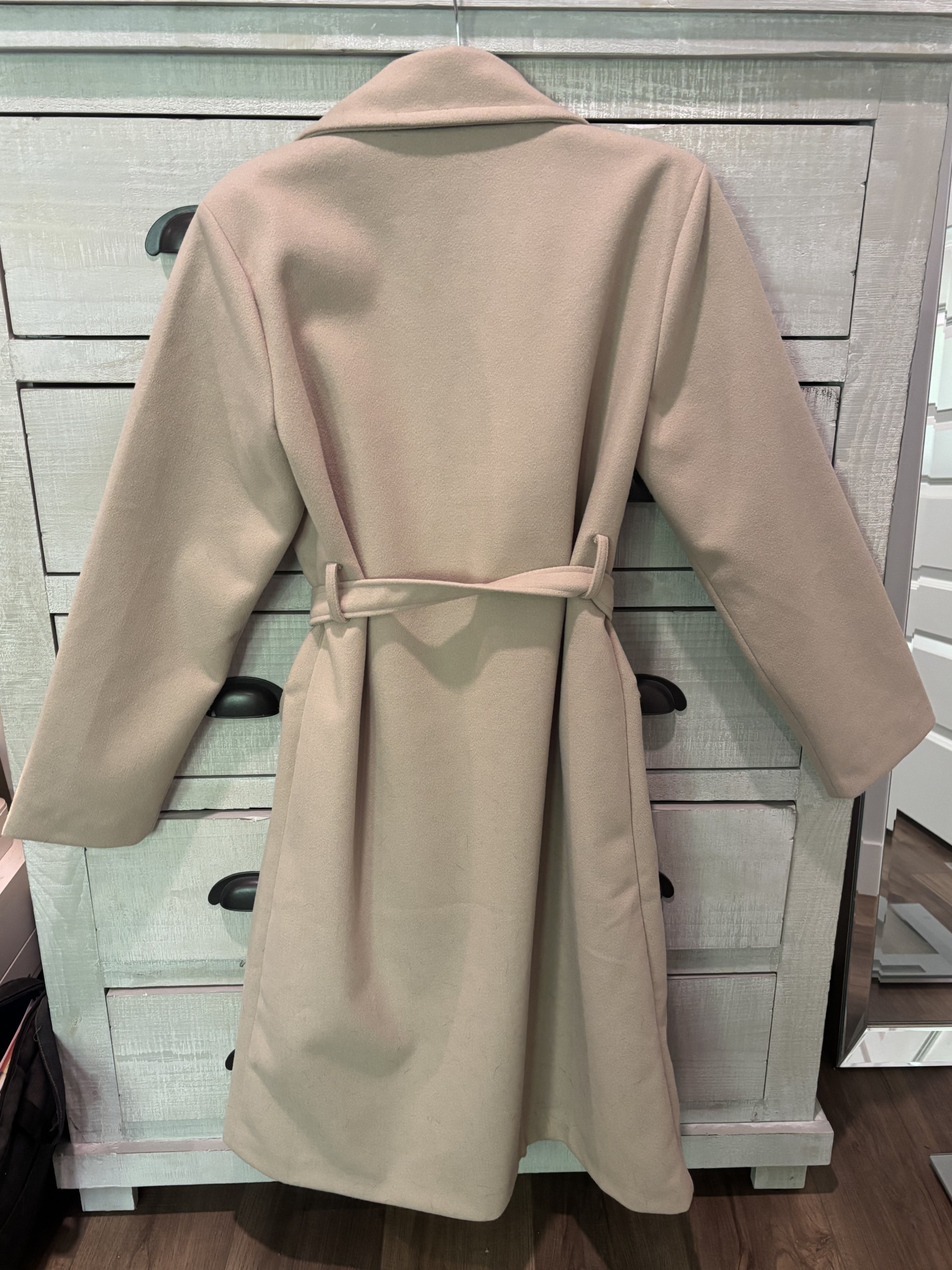 Fashion Nova Trench Coat – Size L (Worn Twice) - photo 3