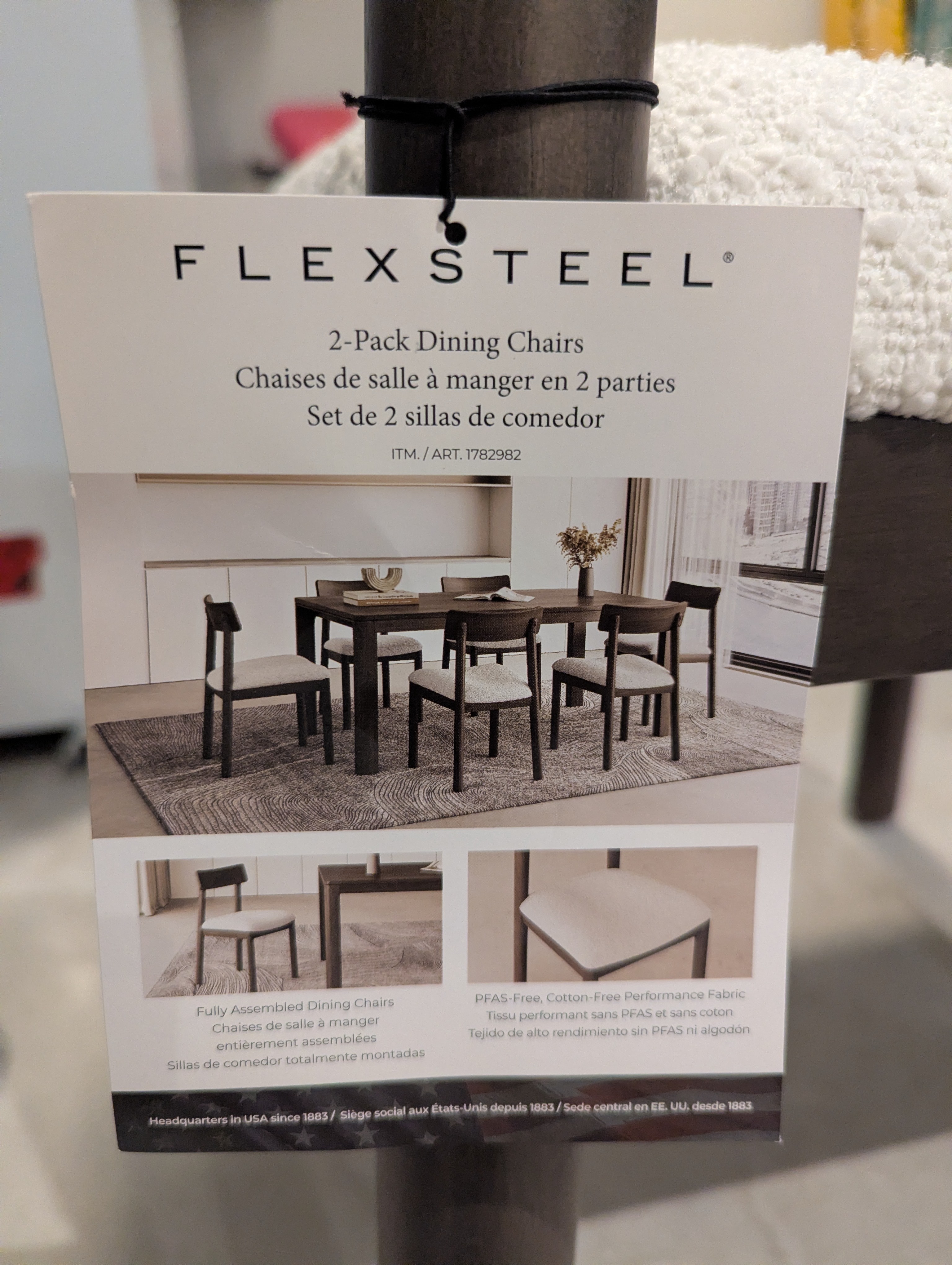 Brand New, 4 Chairs. Retail at Costco for $400 USD - photo 3