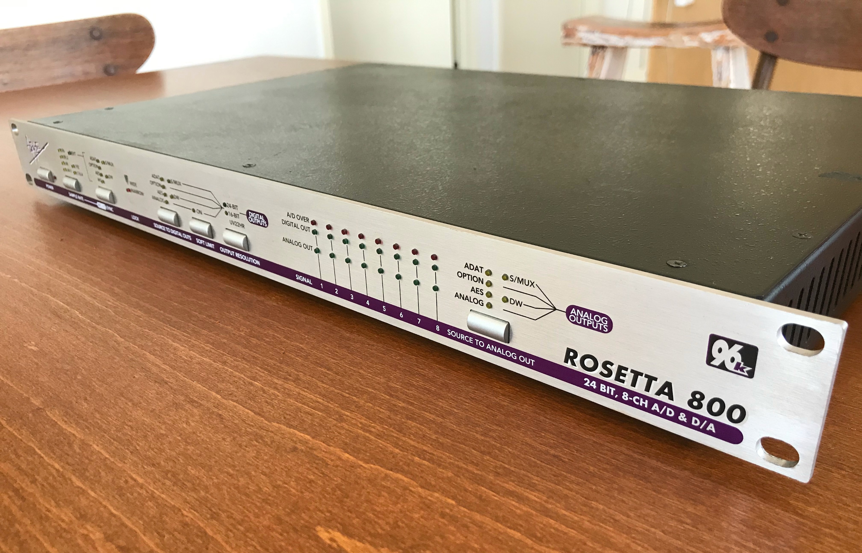 Apogee Rosetta 800 96kHz 8 Channel AD/DA Audio Interface - photo 3