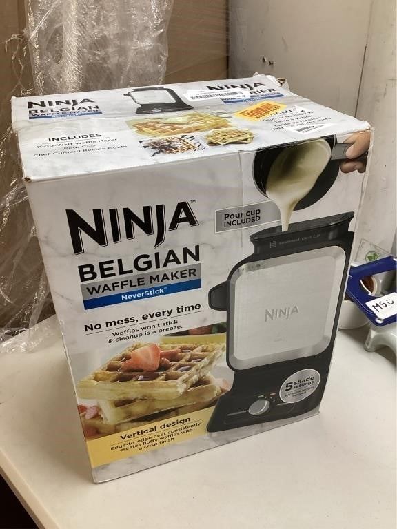 Ninja Belgian Waffle Maker BW1000C - photo 2