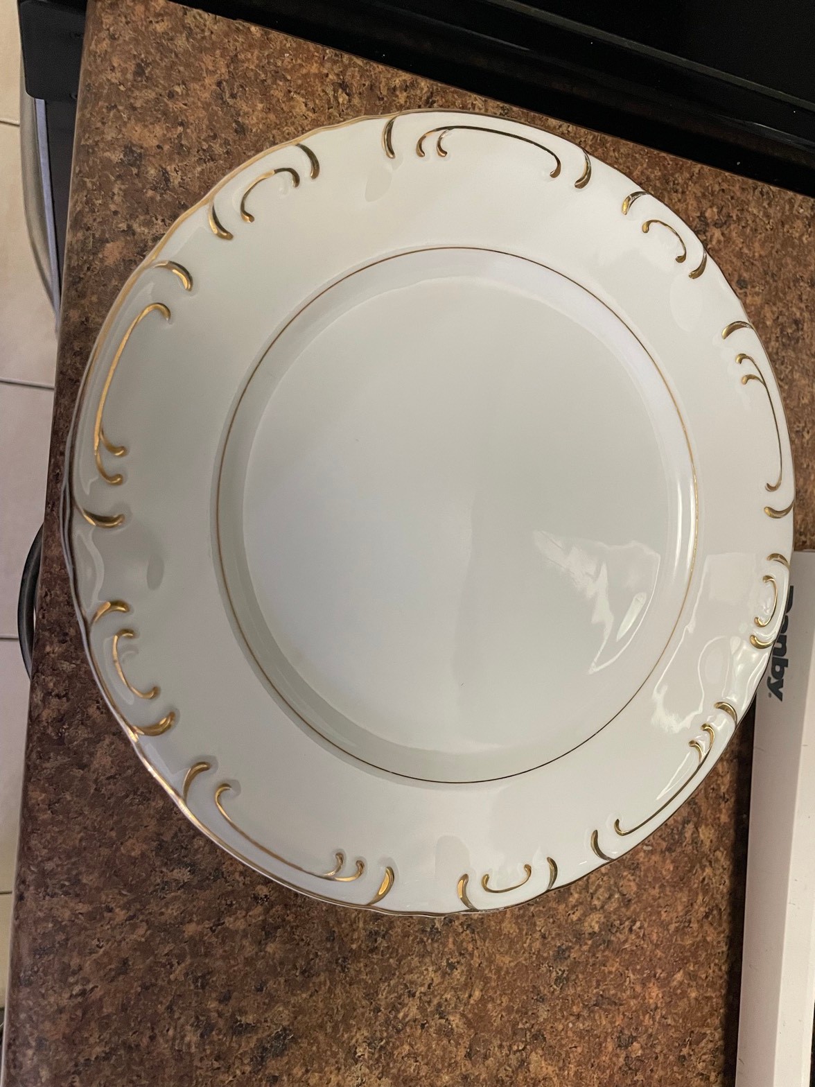 Vintage Rose China plates, set of 6