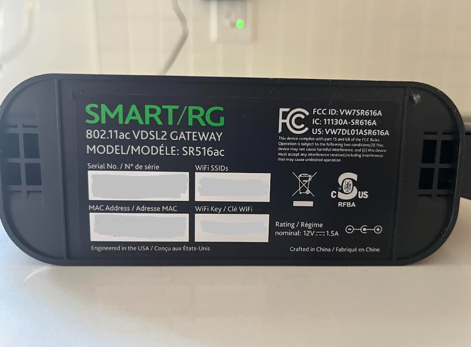 SmartRG SR516ac Modem & Wi-Fi Router - photo 4