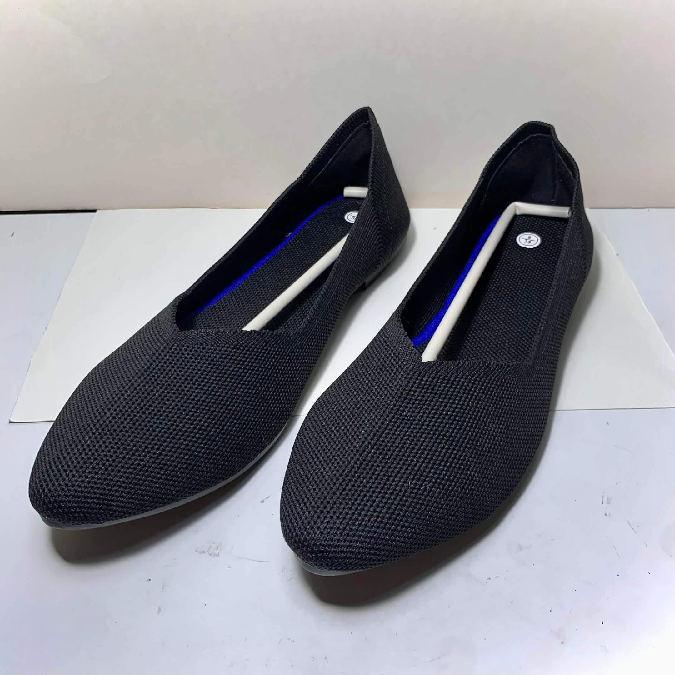 New Black Flats Size USA8 / EU39 - photo 3