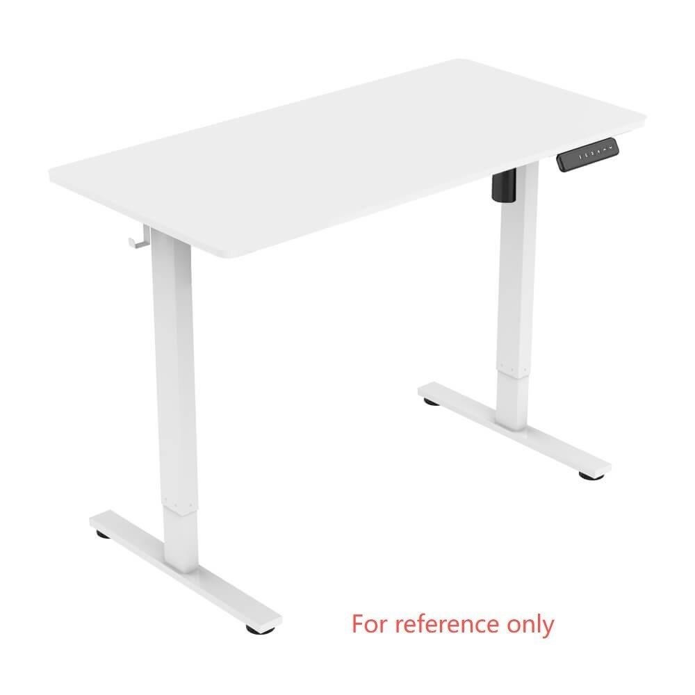 Electric Standing Desk, 40 Inch — White