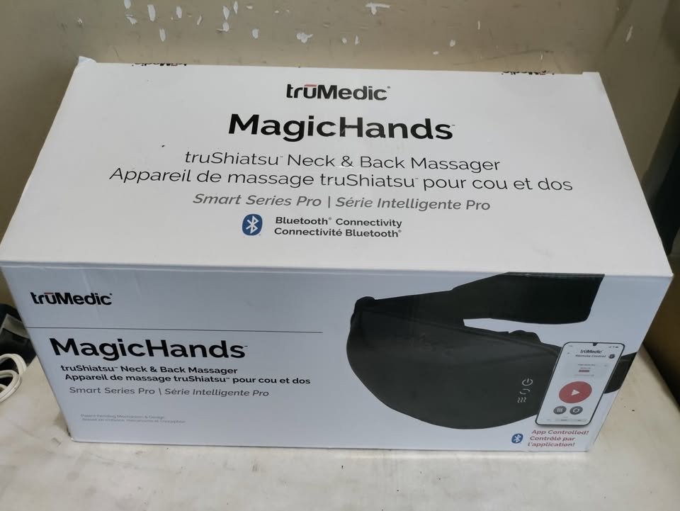 Neck & Back Massager with Heat, Trumedic Trushiatsu, Bluetooth - photo 3